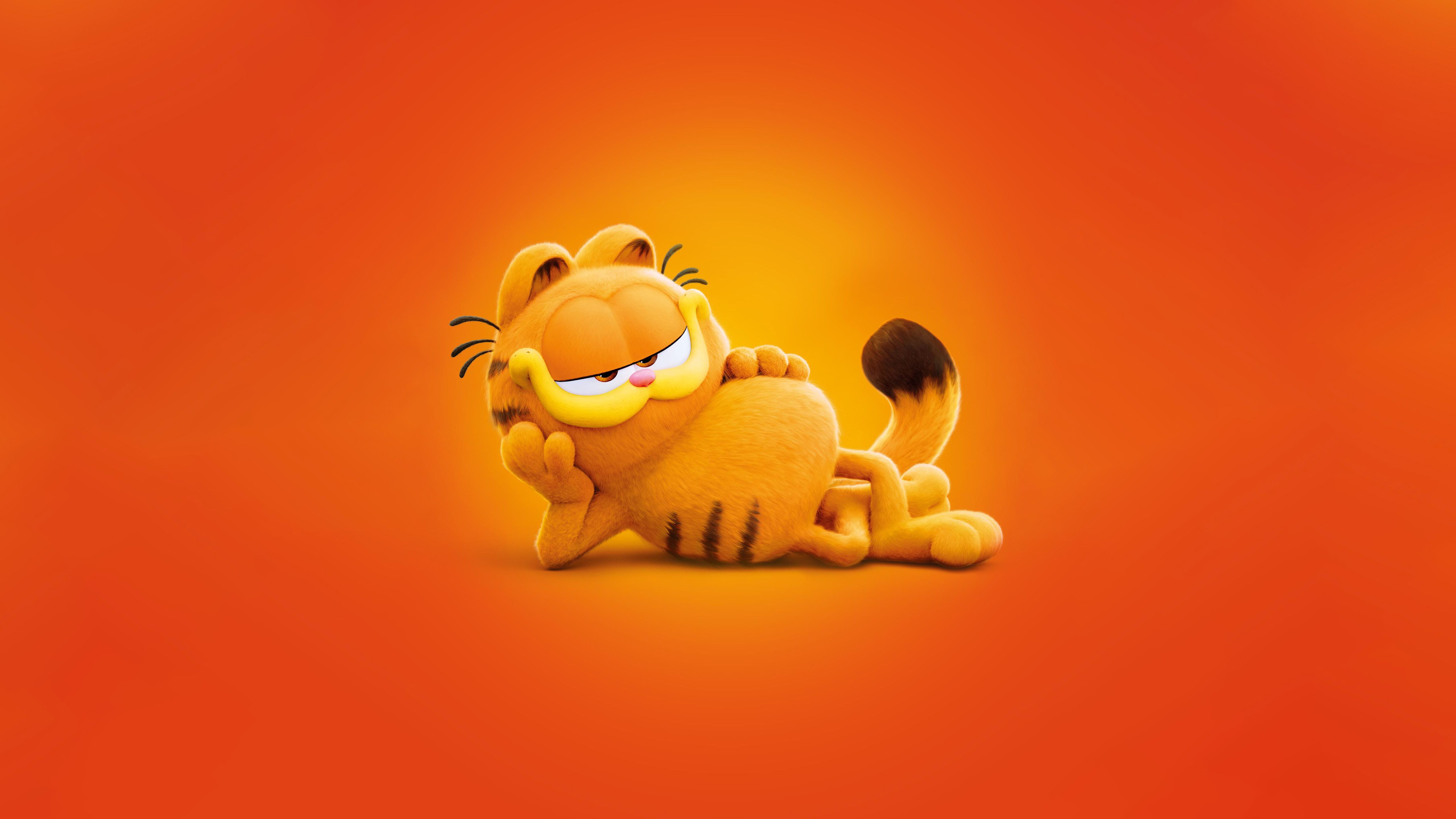 5120x2880 The Garfield Movie Wallpaper and Background