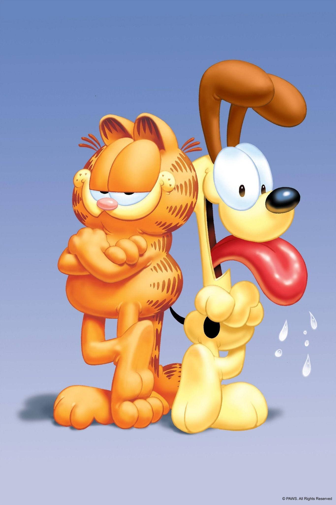 1365x2048 Download Best Friends Garfield And Odie Wallpaper