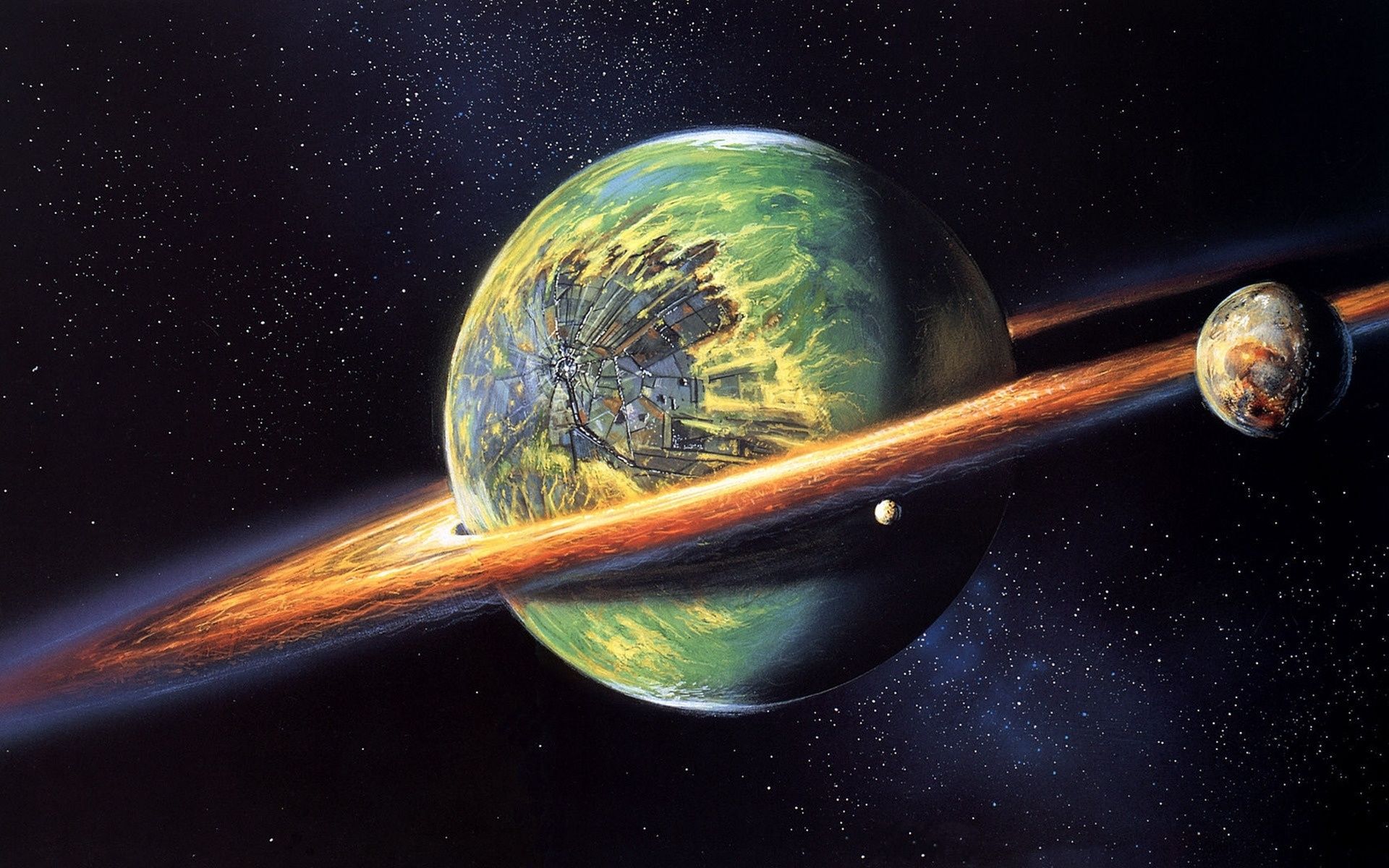 1920x1200 Wallpaper Suffered a collision of planets 1920x1200 Picture, Image