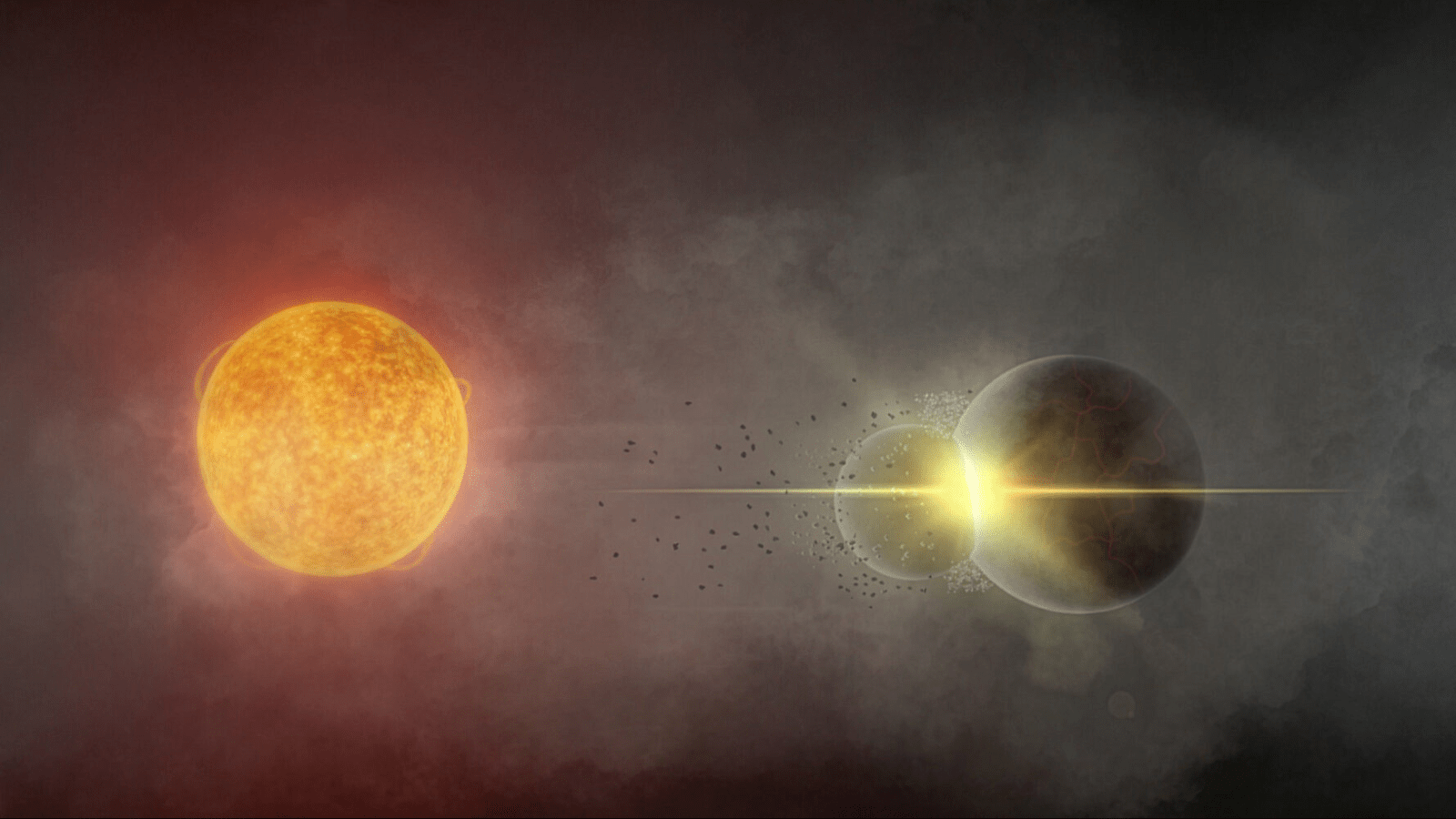 1600x900 Completely bonkers': Astronomers find evidence of a cataclysmic collision between exoplanets