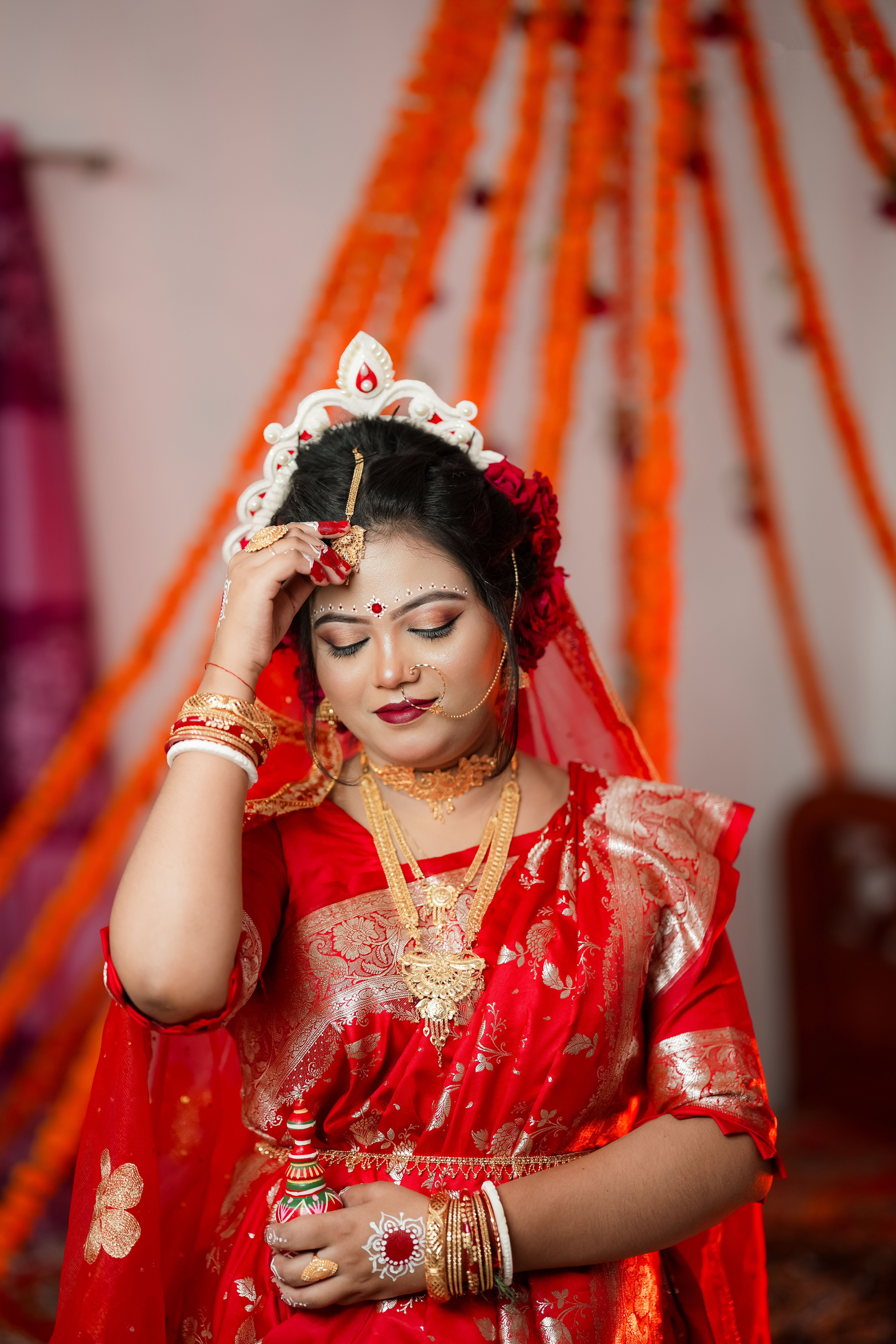 4672x7008 Red Banarasi Saree Photo, Download The BEST Free Red Banarasi Saree & HD Image