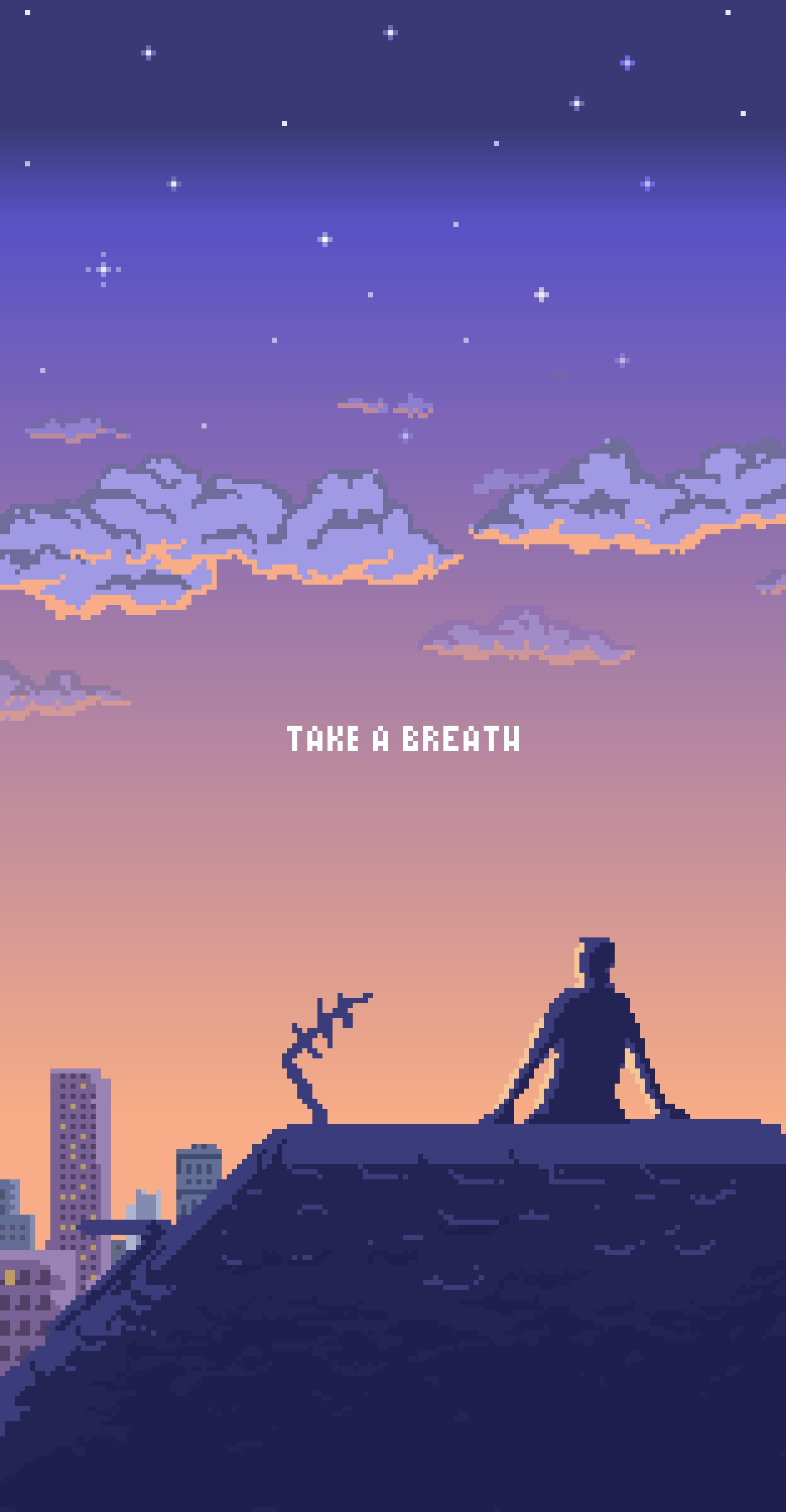 1248x2400 Lofi Pixel Wallpaper