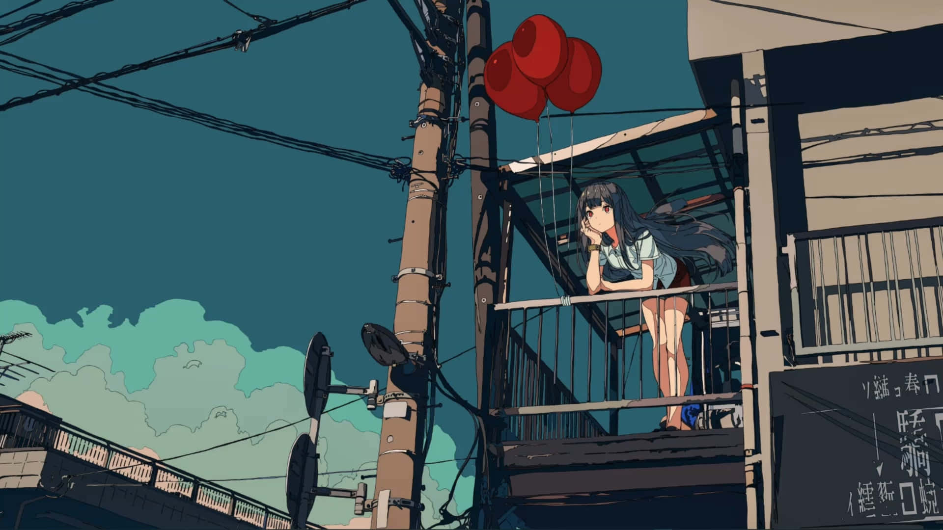 1920x1080 Lo Fi Anime Chill Wallpaper