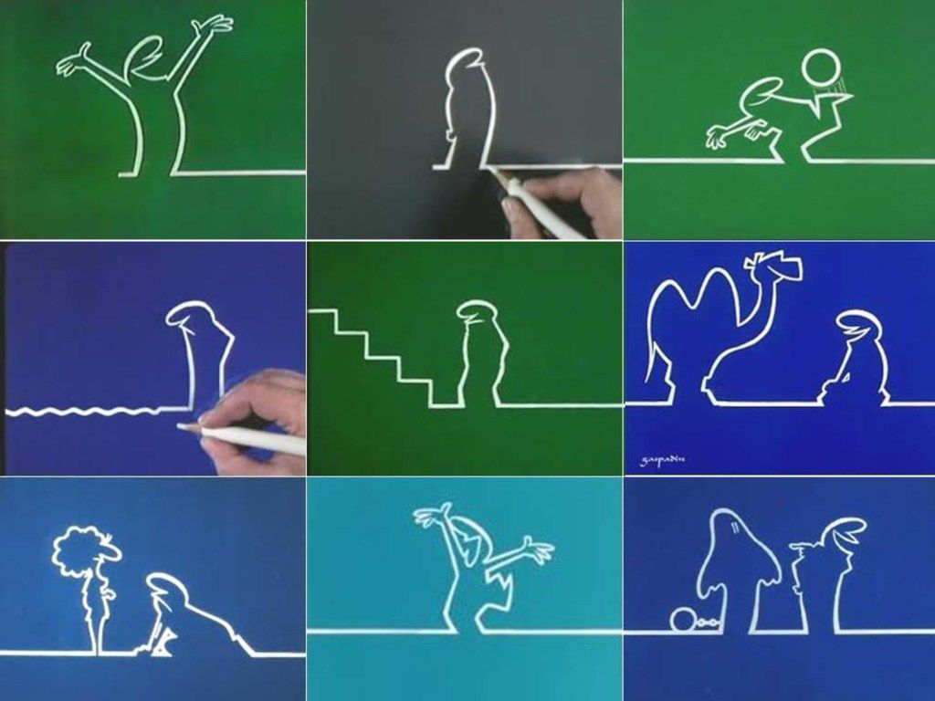 1024x768 Six Damn Fine Degrees : Osvaldo Cavandoli's La Linea