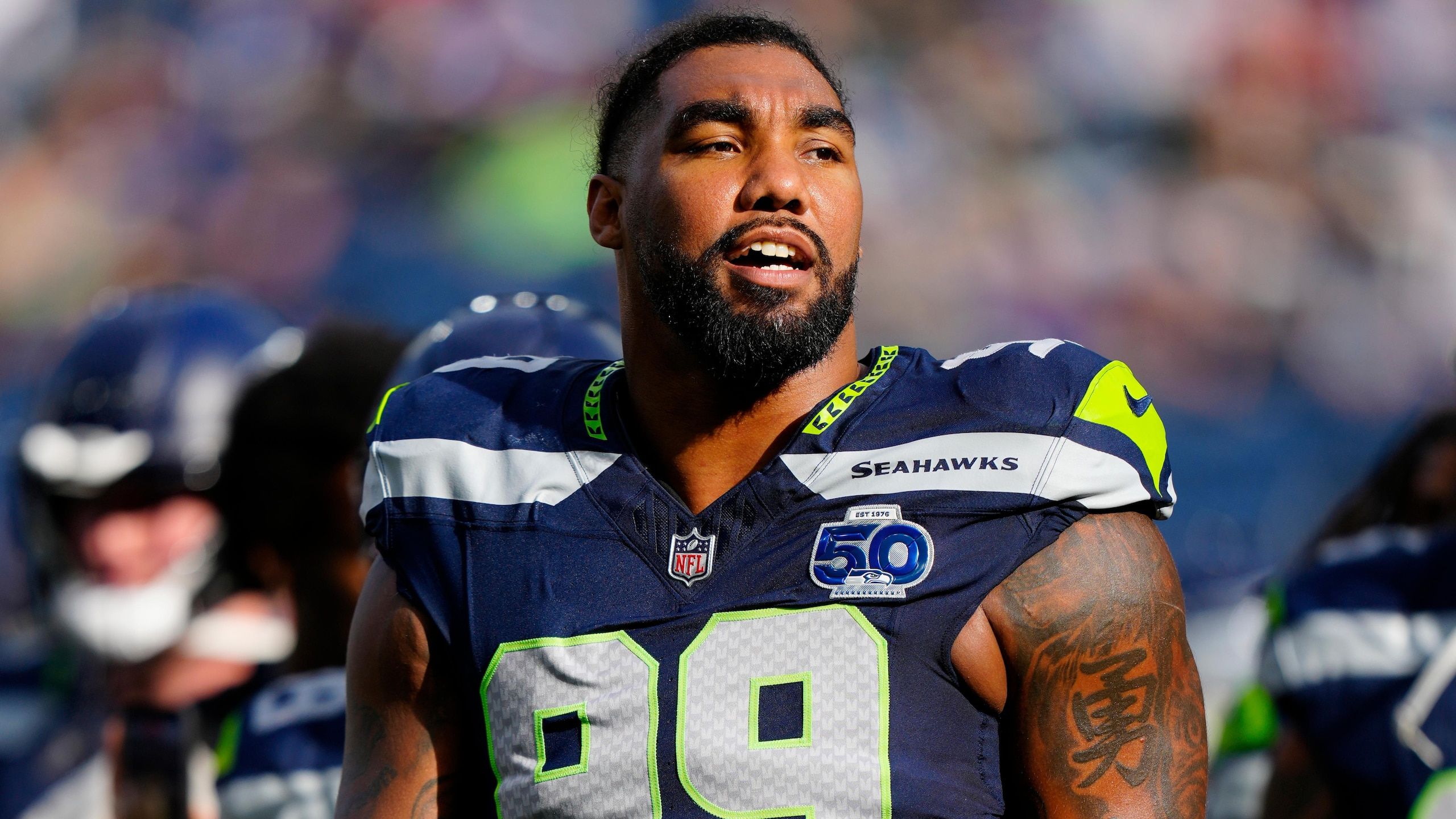 2560x1440 Leonard Williams Updates Seahawks Contract Talks After Jalen Carter's Historic $152M Eagles Deal