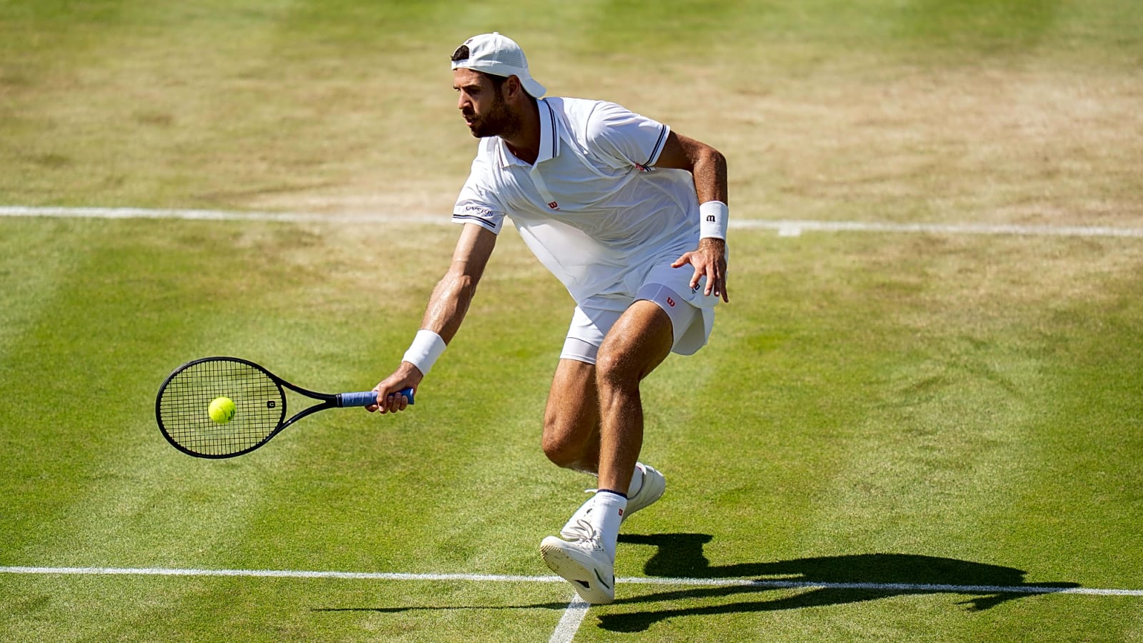 1600x900 Tempers boil over as Karen Khachanov obliterates racket following singles and doubles trouble at Canadian Open