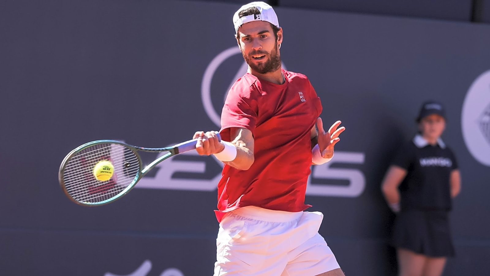 1600x900 Karen Khachanov confronts Alejandro Davidovich Fokina in bizarre scenes after Barcelona Open win