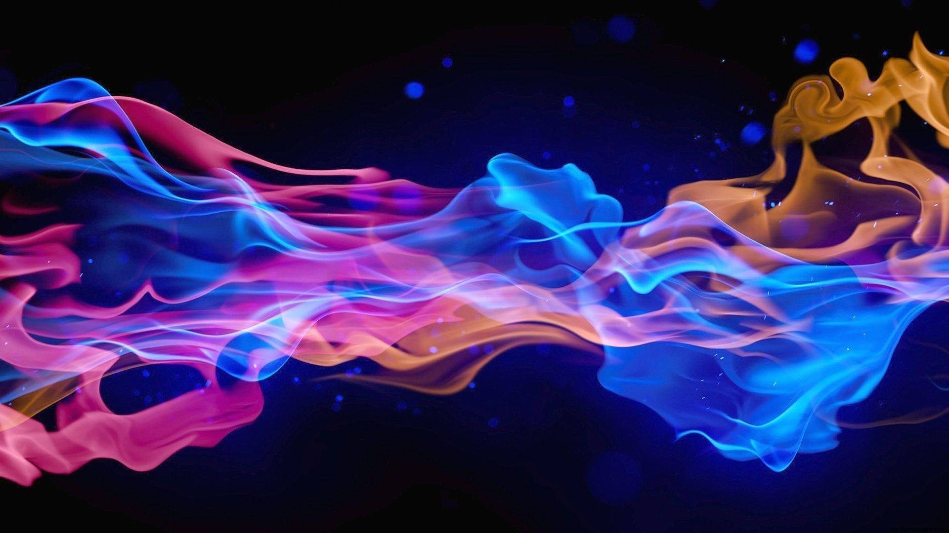 1920x1080 Blue Fire Wallpaper HD