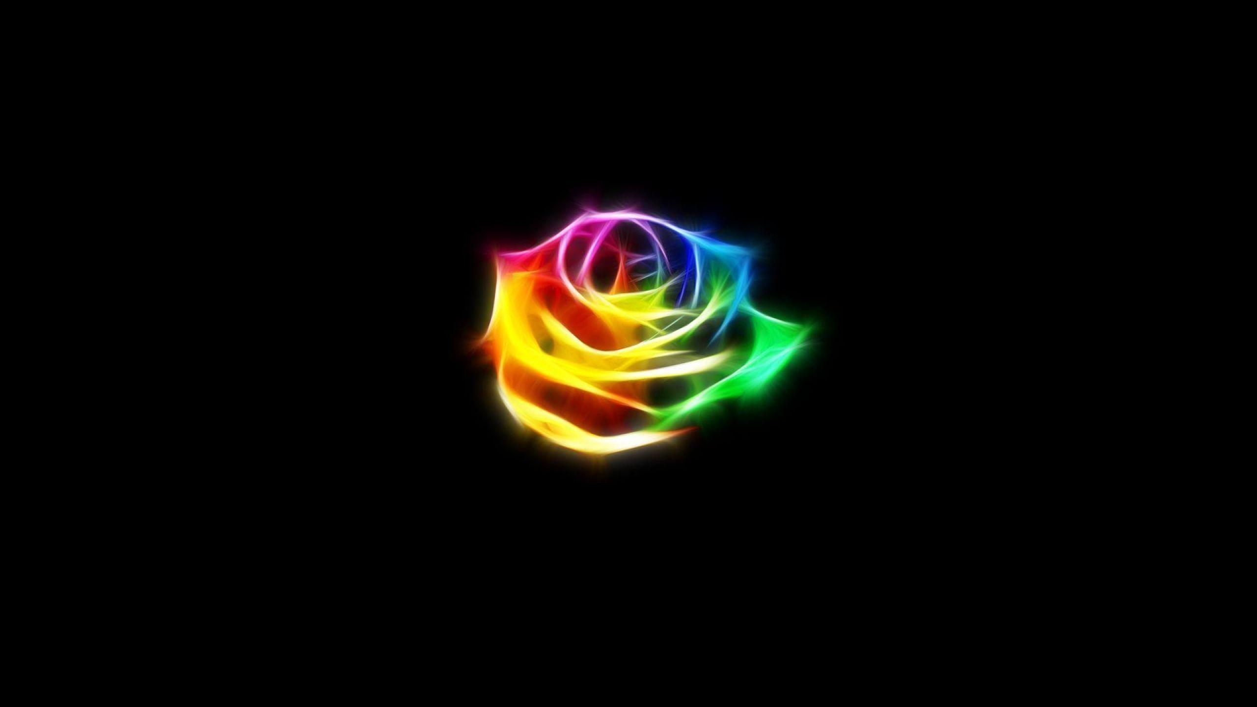 2560x1440 Colorful Fire Wallpaper