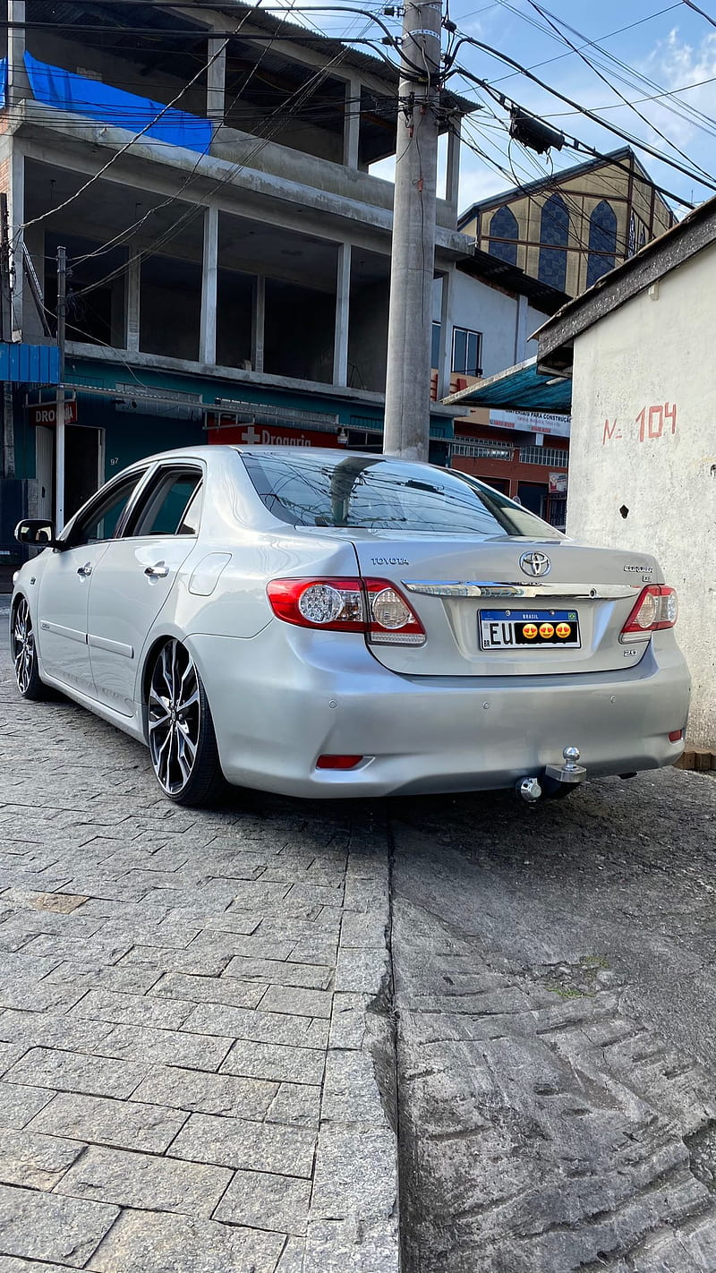 800x1422 Corolla rebaixado, mainfavela, favela, car, quebrada, HD phone wallpaper