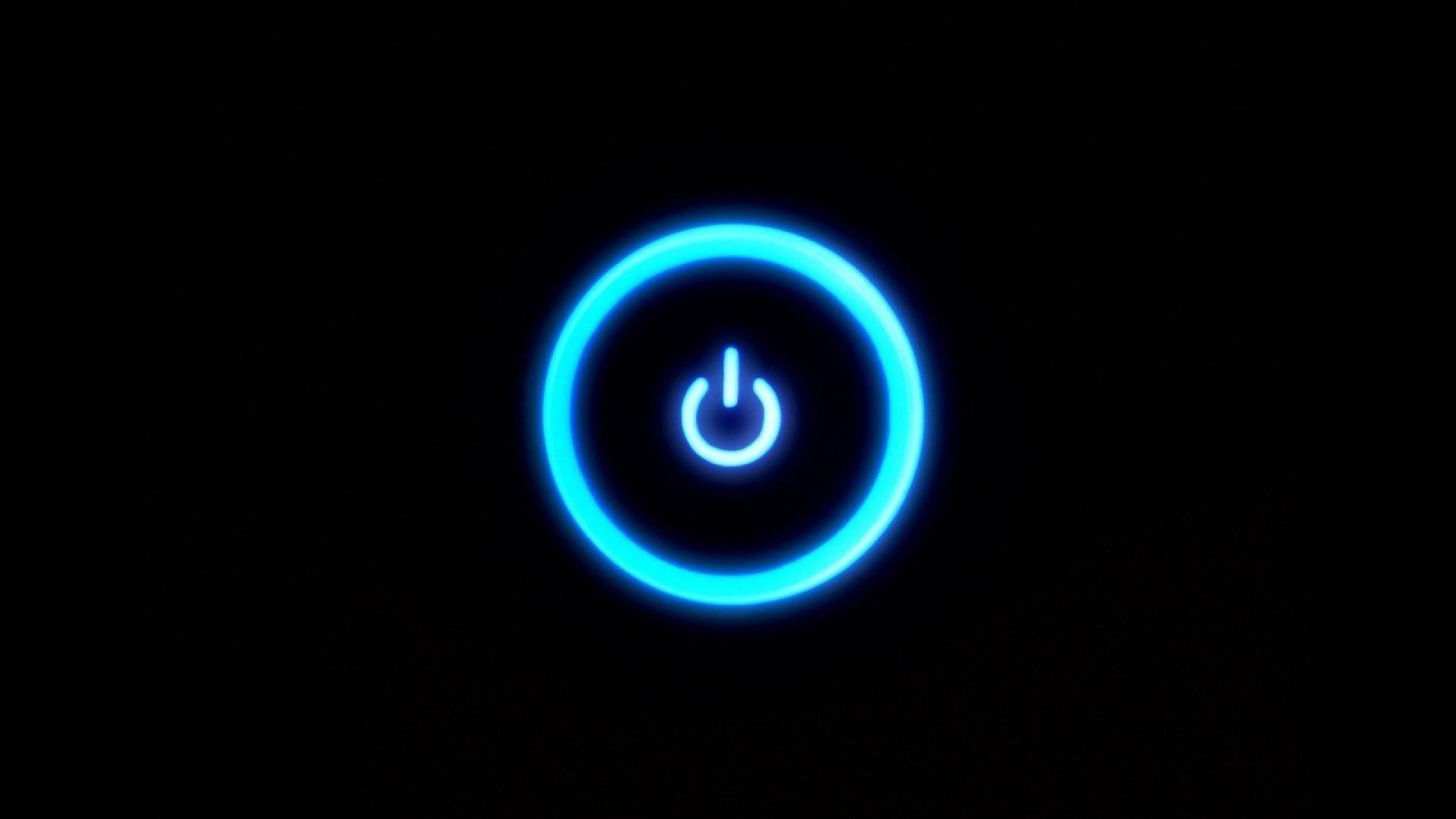 1920x1080 blue black dark power glow on HD wallpaper - Desktop