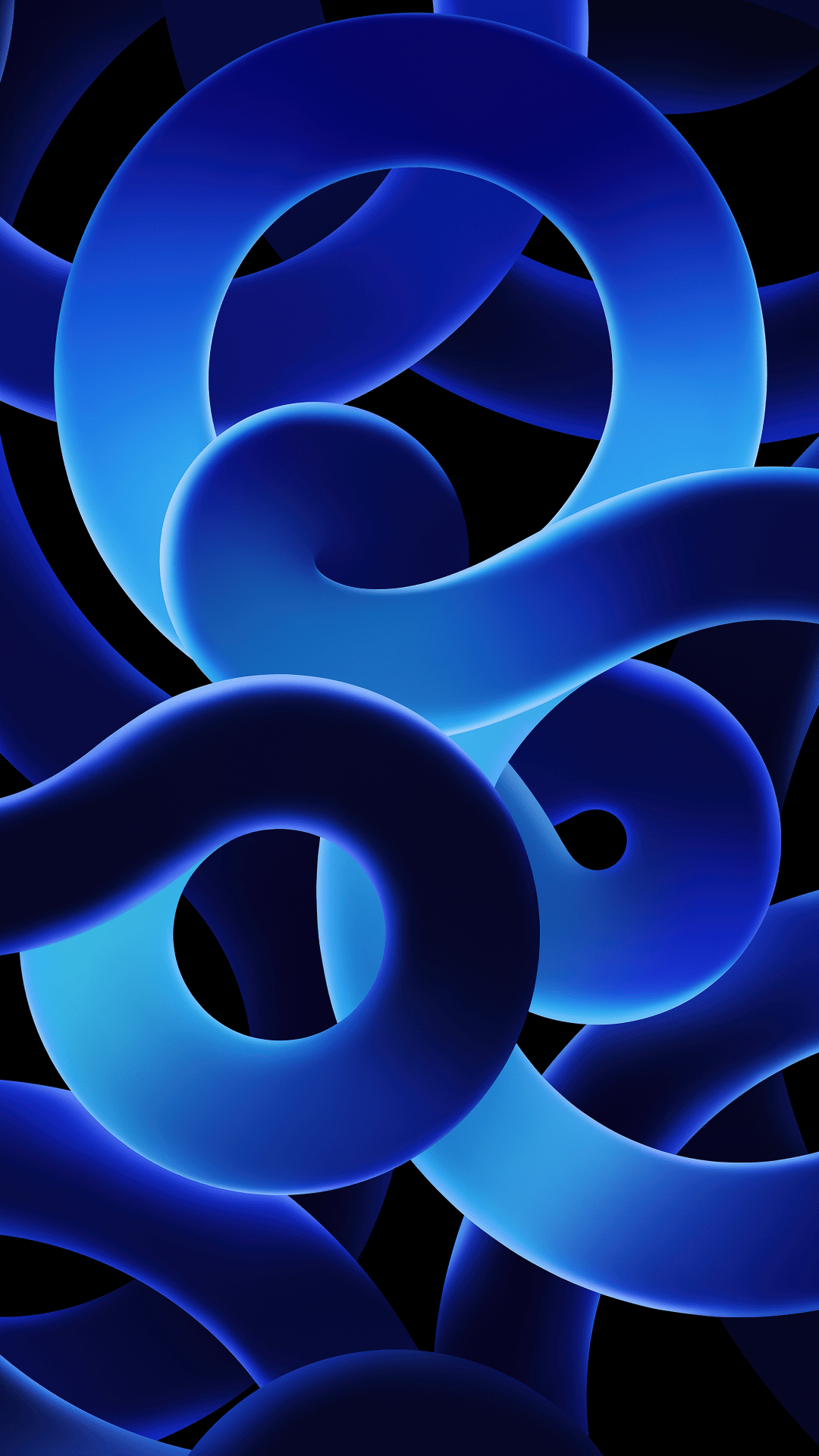 1080x1920 iPad Air 2022 Wallpaper 4K, Blue background, Stock, Dark Mode