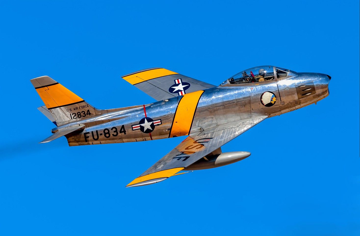 1468x964 Planes Of Fame Hangar Talk F 86F Sabre Flying Demo