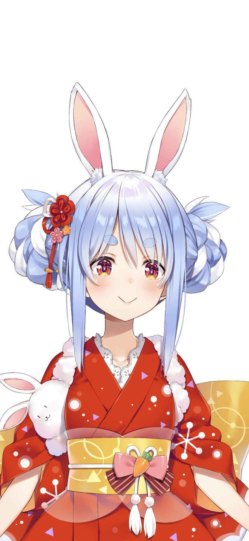 828x1792 Usada Pekora Ch. Wallpaper Anime Image Board