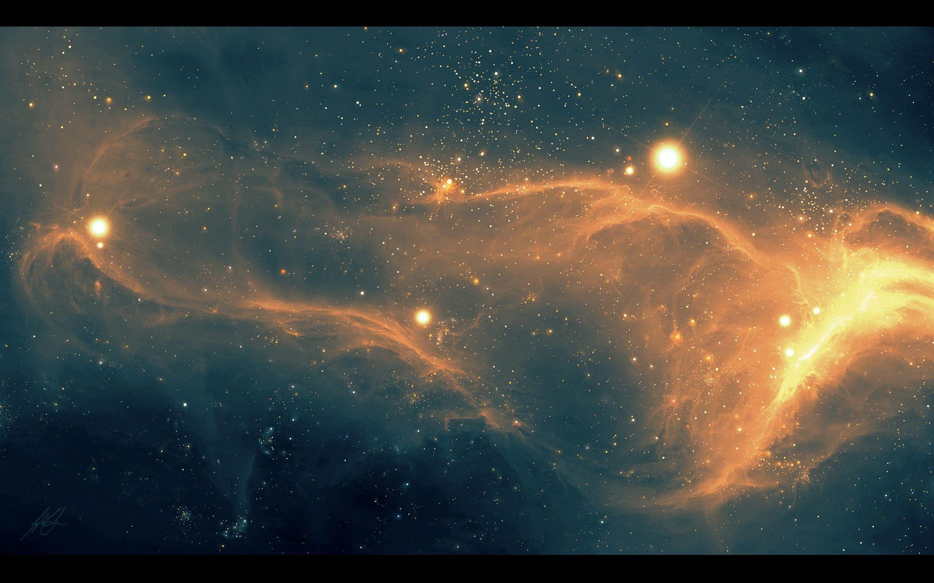1920x1200 Aesthetic Space Computer Wallpaper .