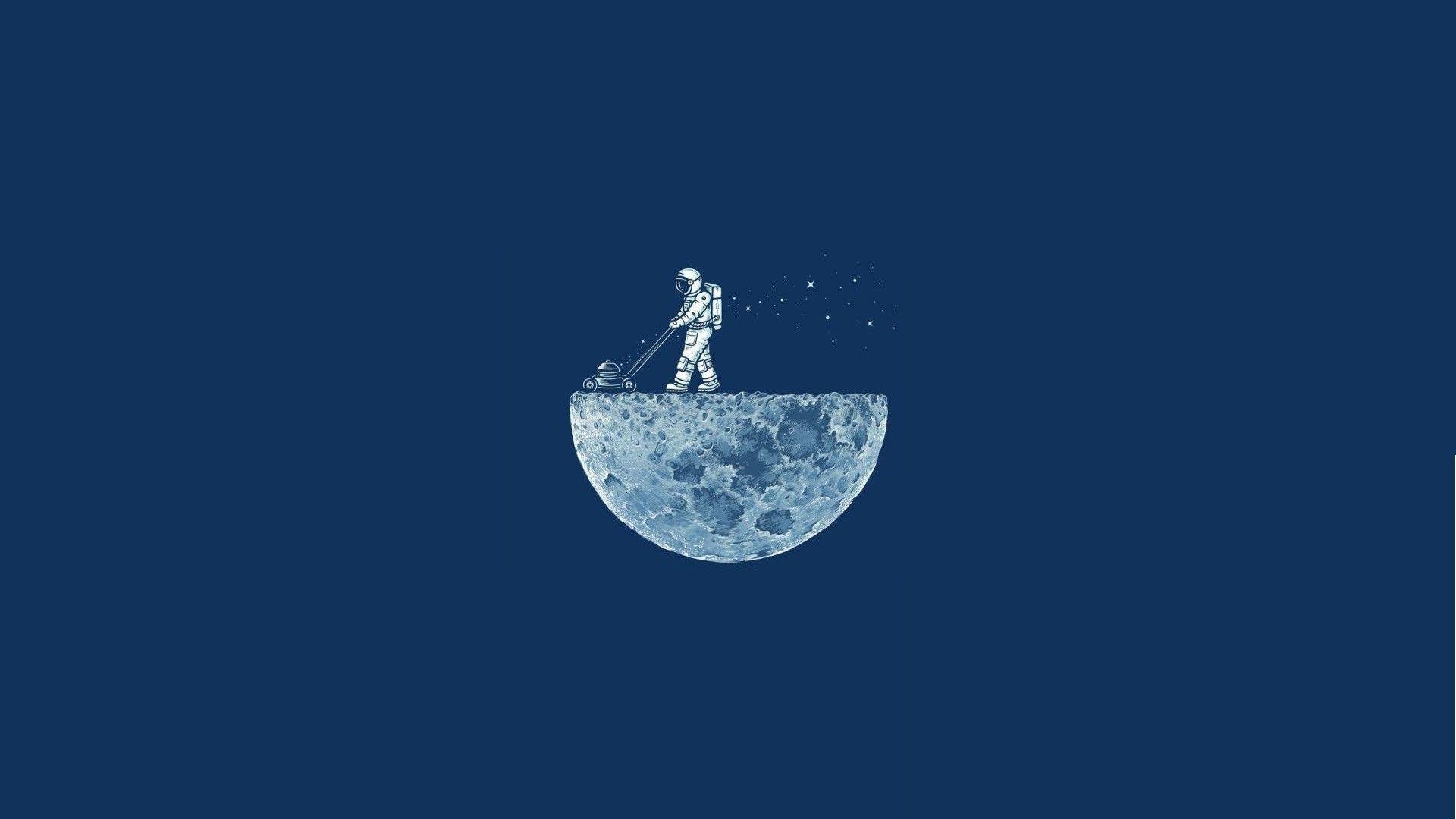 1920x1080 Aesthetic Astronaut PC Wallpaper
