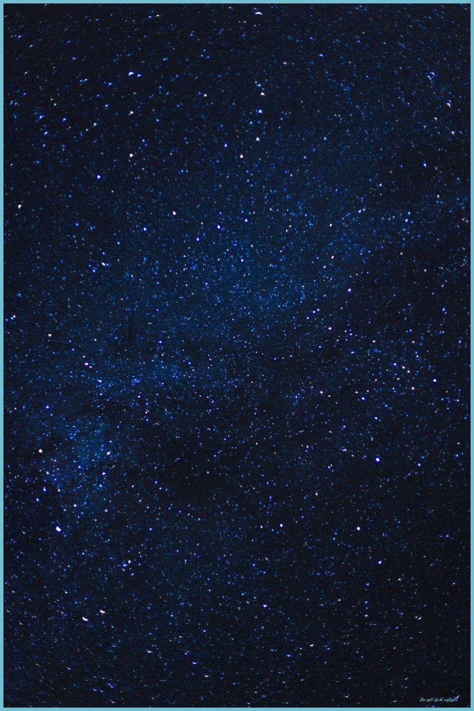 970x1455 Blue Starry Sky Aesthetic Wallpaper Night Sky HD Wallpaper