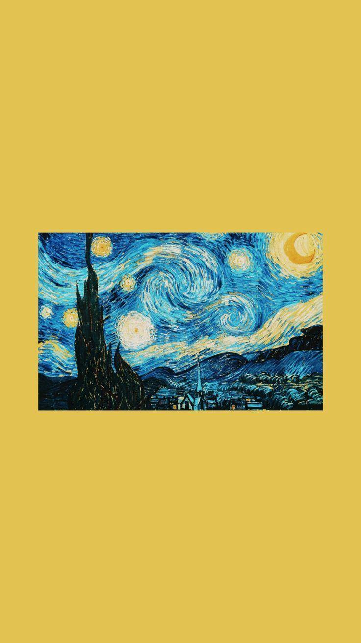736x1308 Van Gogh Starry Night Wallpaper HD Wallpaper