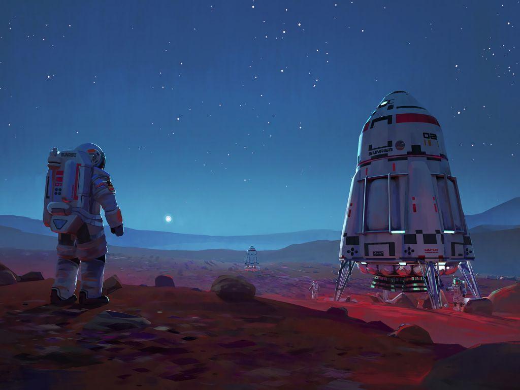 1024x768 Astronaut 4K wallpaper for your desktop or mobile screen free and easy to download