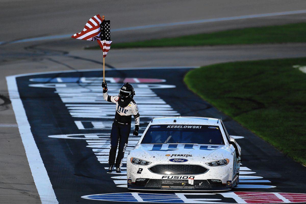 1200x800 Brad Keselowski passes Kyle Busch late to win at Las Vegas Morning Call
