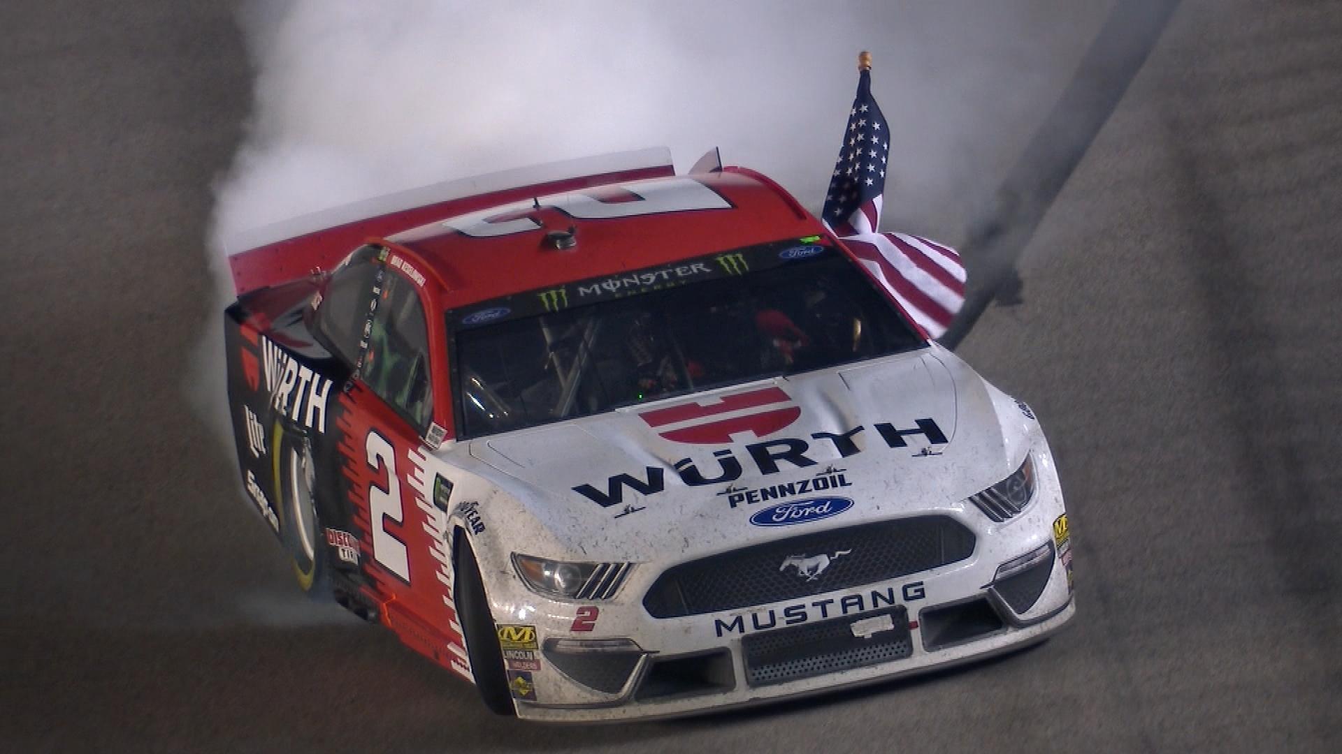 1920x1080 NASCAR: Brad Keselowski wins Digital Ally 400 at Kansas Speedway in OT