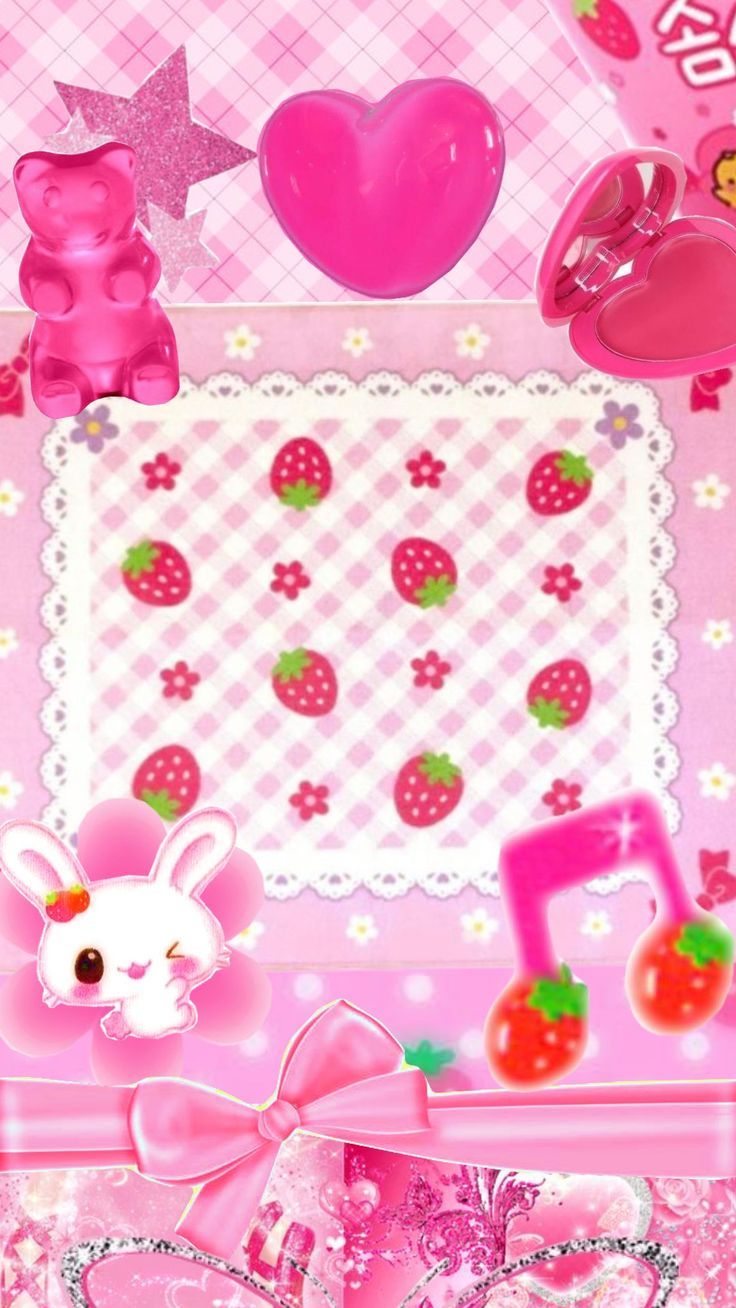 736x1308 Check Out Useless_princess's Shuffles Jojifuku Cutecore Strawbeery Wallpaper !!