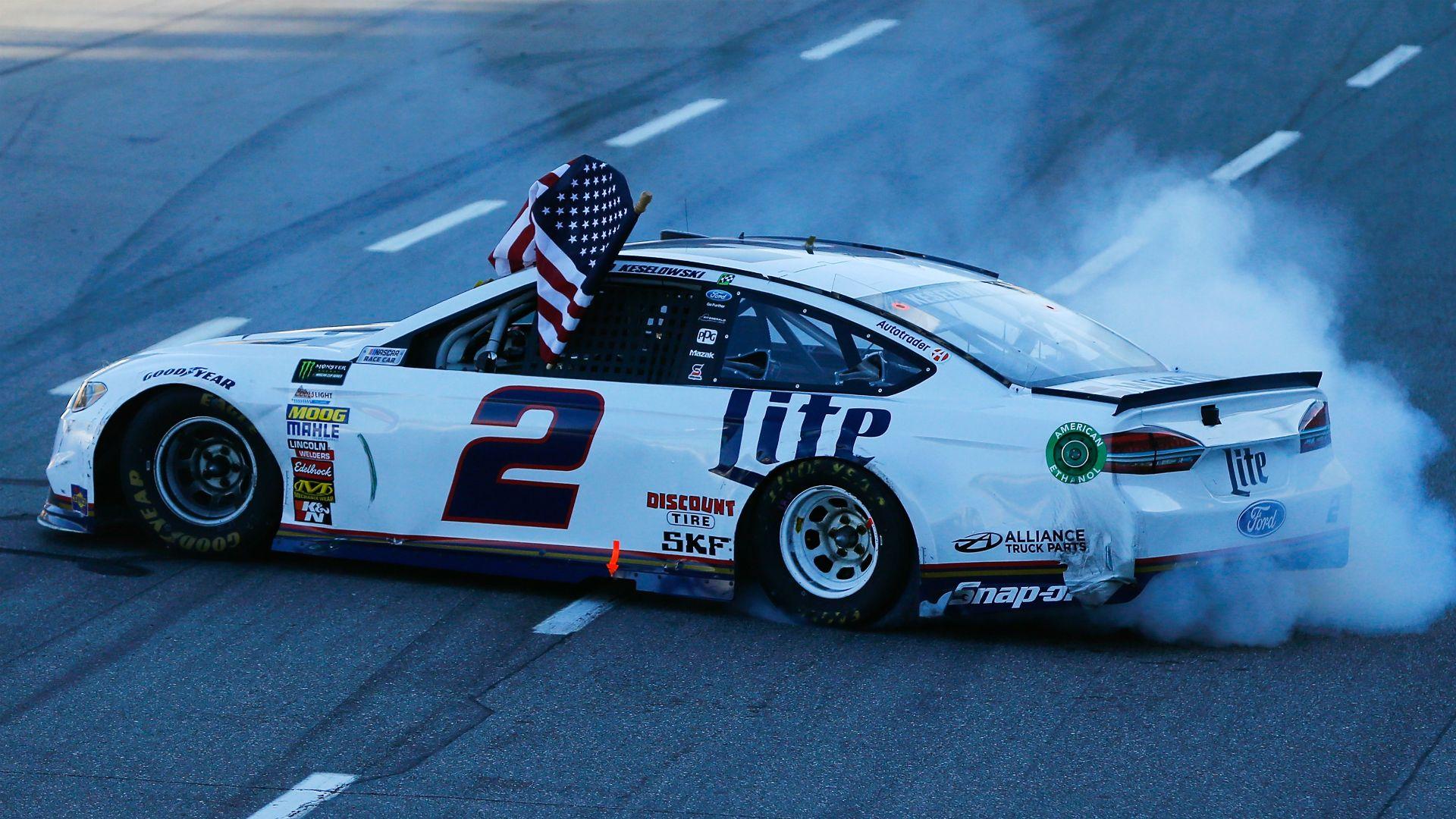 1920x1080 NASCAR Results At Talladega: Brad Keselowski Avoids Carnage, Wins On Last Lap Pass