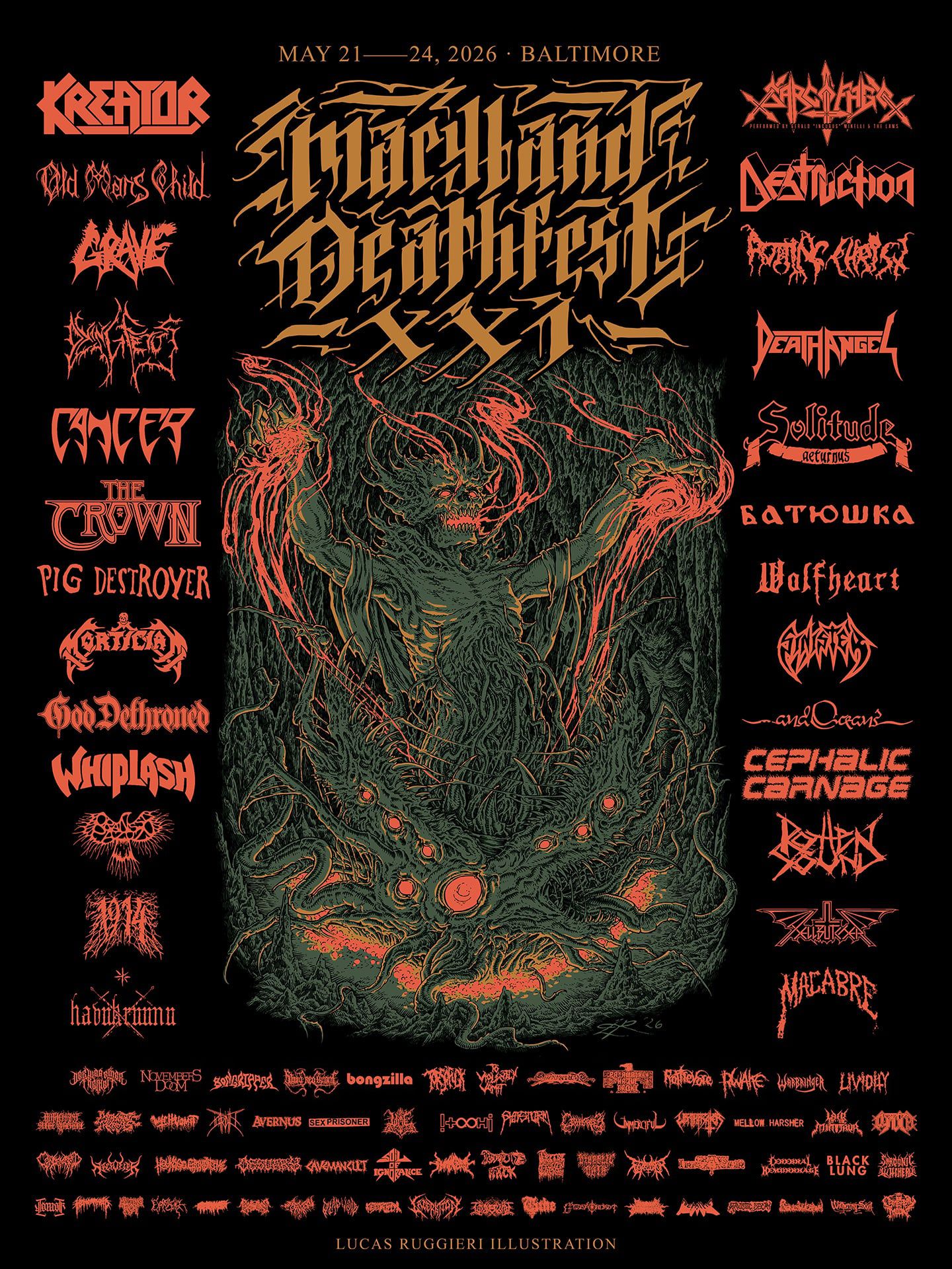 1440x1920 Pig Destroyer Tour Dates 2026 2027. Music Festival Wizard