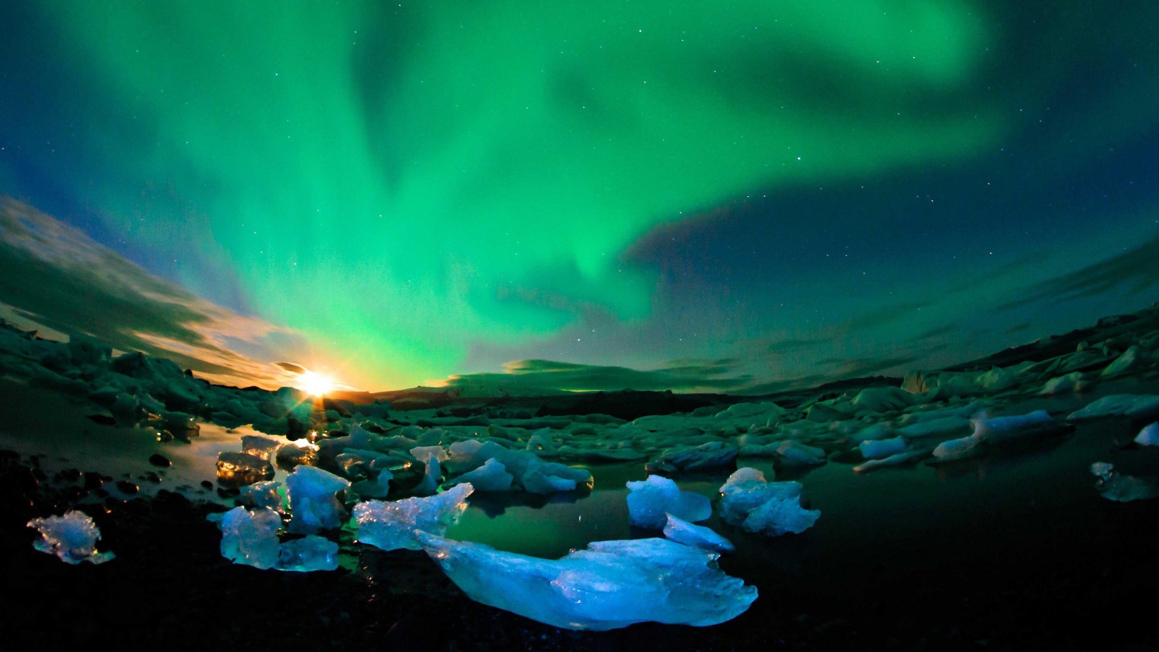 3840x2160 Free download Wallpaper Iceland 4k HD wallpaper northern lights sky ice [3840x2160] for your Desktop, Mobile & Tablet. Explore Northern Lights HD Wallpaper. HD Northern Lights Wallpaper, Northern Lights