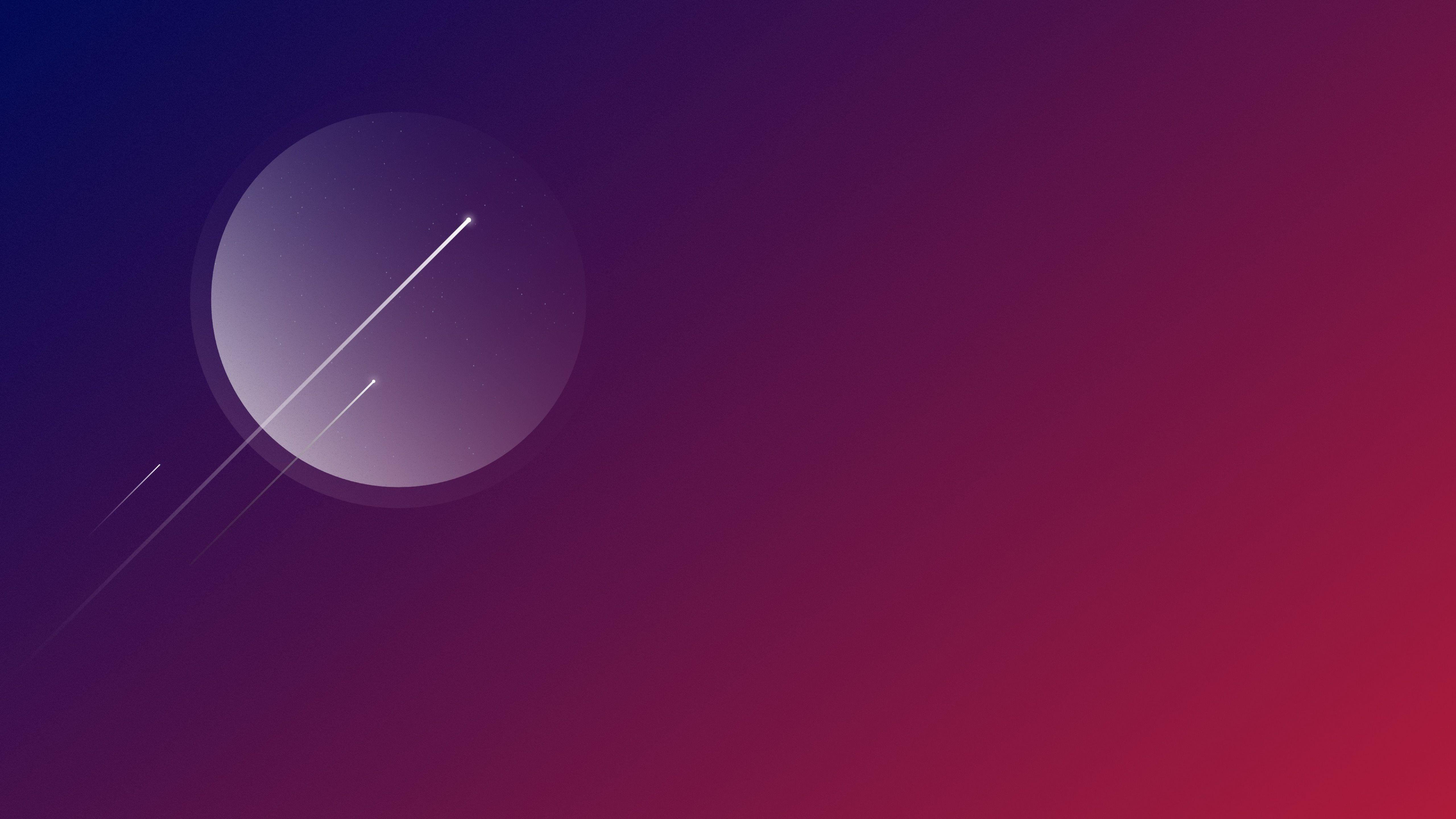 5120x2880 planet abstract purple gradient 5k MacBook Air Wallpaper Download