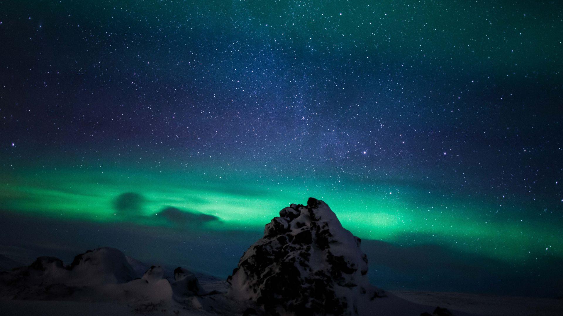 1920x1080 Northern Lights Iceland Aurora Borealis wallpaper in 1920x1080 resolution