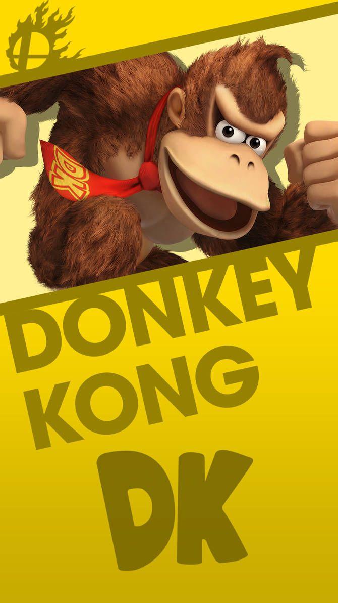 670x1192 Donkey Kong Smash Bros. Phone Wallpaper by MrThatKidAlex24. Donkey kong, Smash bros, Nintendo mario bros