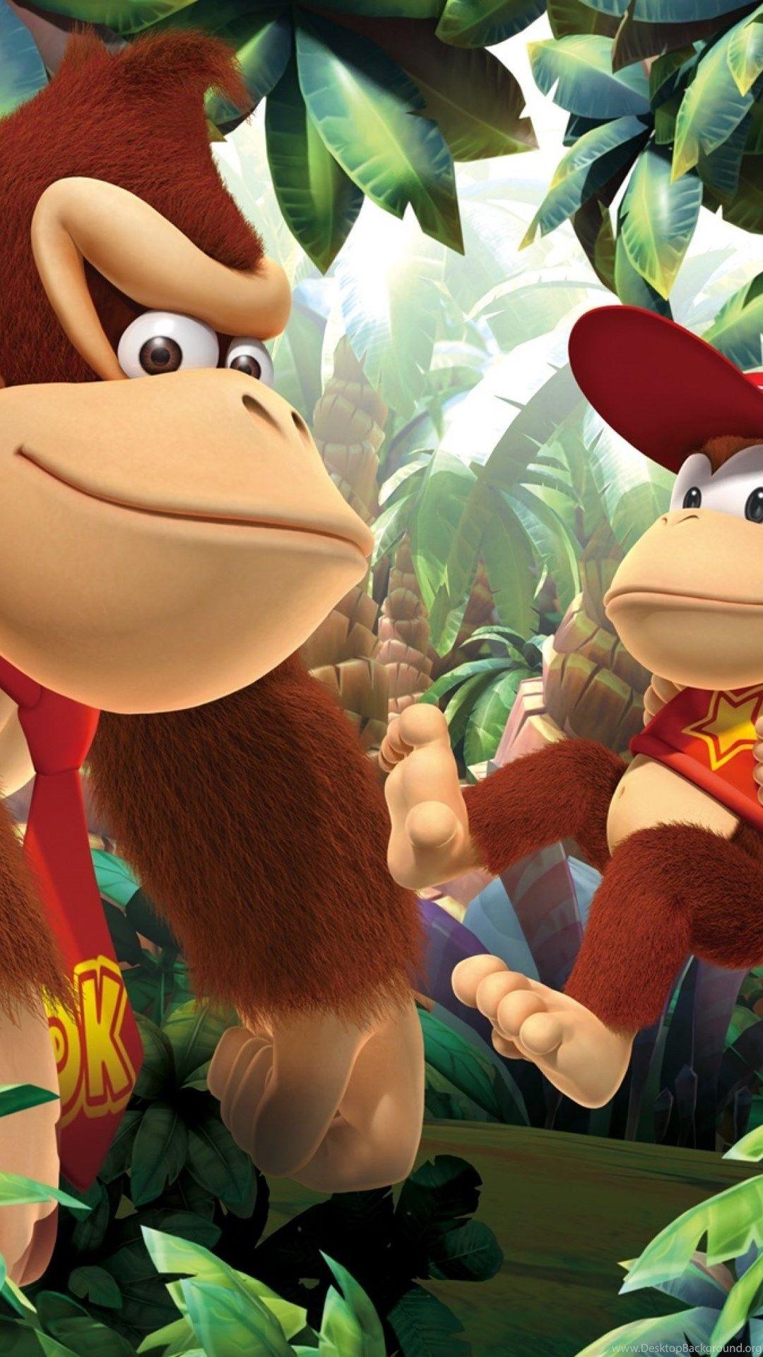 1080x1920 Donkey Kong Returns 3D iPad 1 & 2 Wallpaper Desktop Background