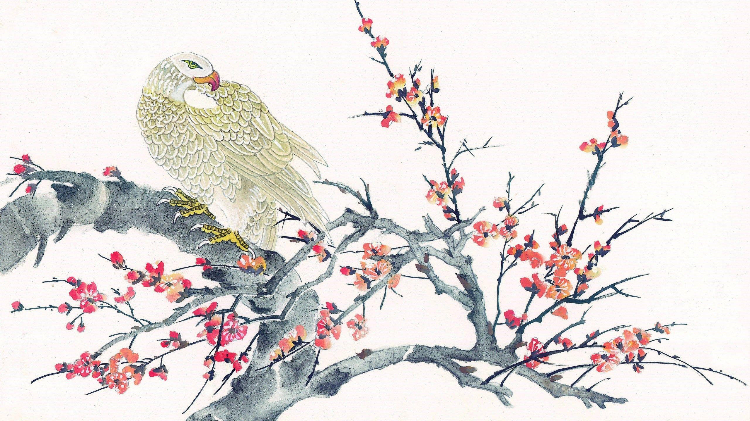 2560x1440 Chinese Painting With Meticulous Detail 2560x1600 Art. Desktop Background