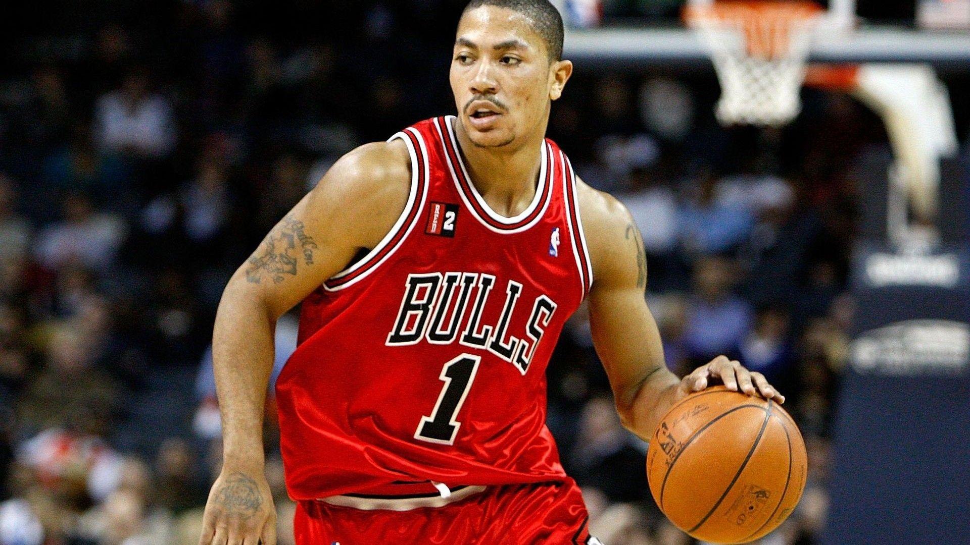 1920x1080 Derrick Rose Chicago Bulls desktop PC and Mac wallpaper