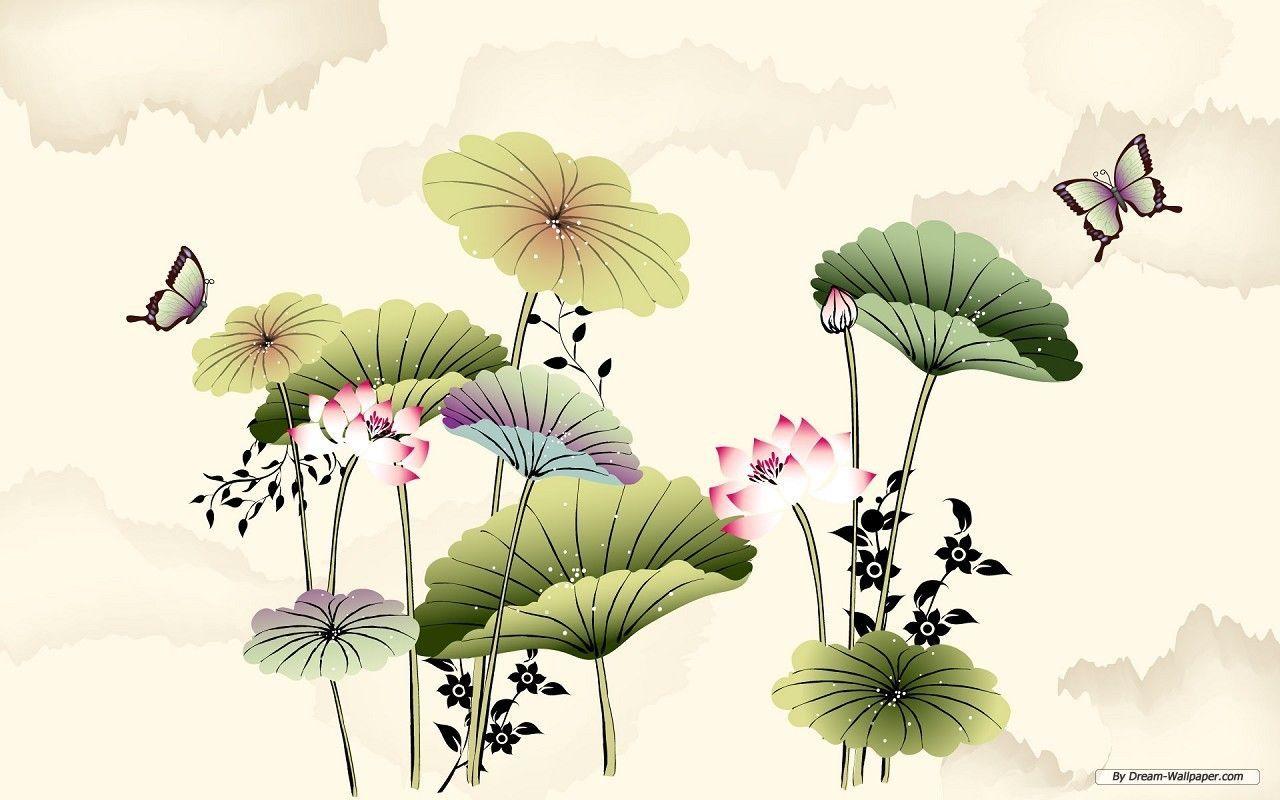 1280x800 Chinese Wallpaper Painting