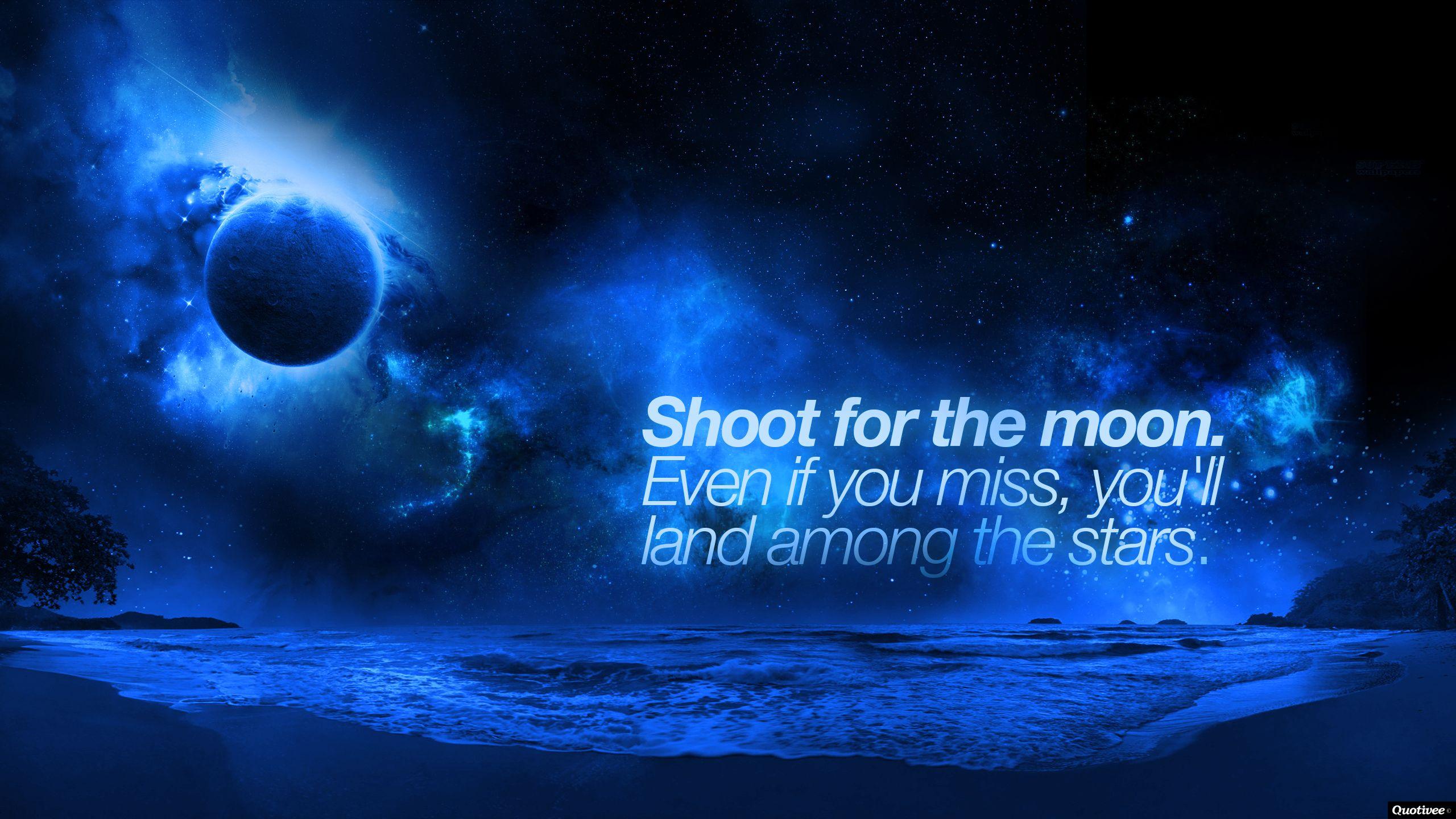 2560x1440 Shoot For The Moon