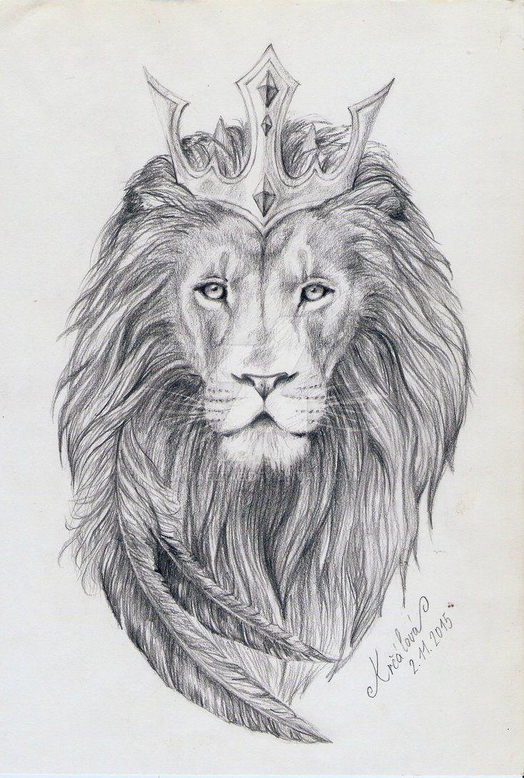 734x1089 Lion Art Wallpaper