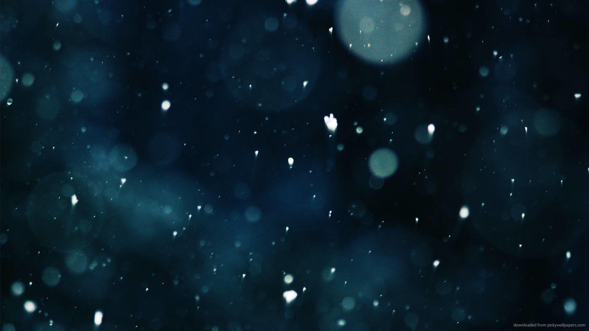 1920x1080 Dark Blue Bokeh Free Photo Wallpaper