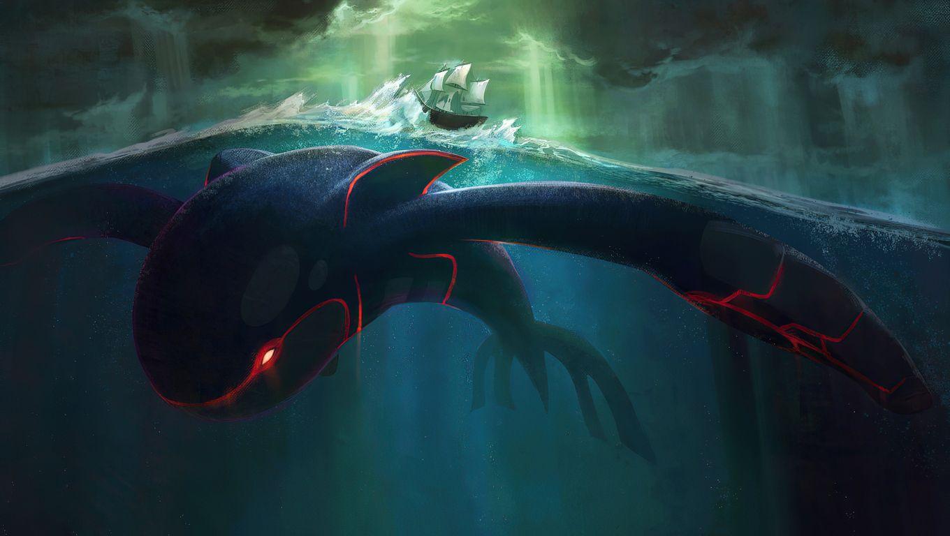 1360x768 Big Kyogre Pokemon 4k Laptop HD HD 4k Wallpaper, Image, Background, Photo and Picture