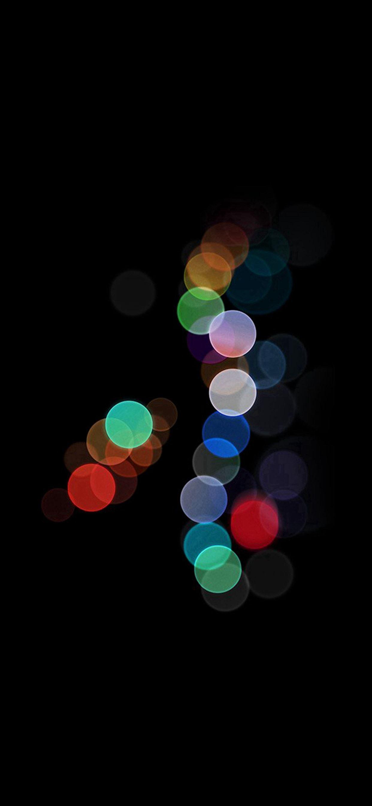 1242x2688 Apple Bokeh Dark Rainbow Art Illustration iPhone X Wallpaper Free Download