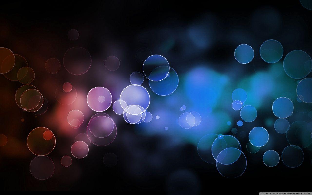 1280x800 Bokeh, Black Background Ultra HD Desktop Background Wallpaper for 4K UHD TV : Tablet