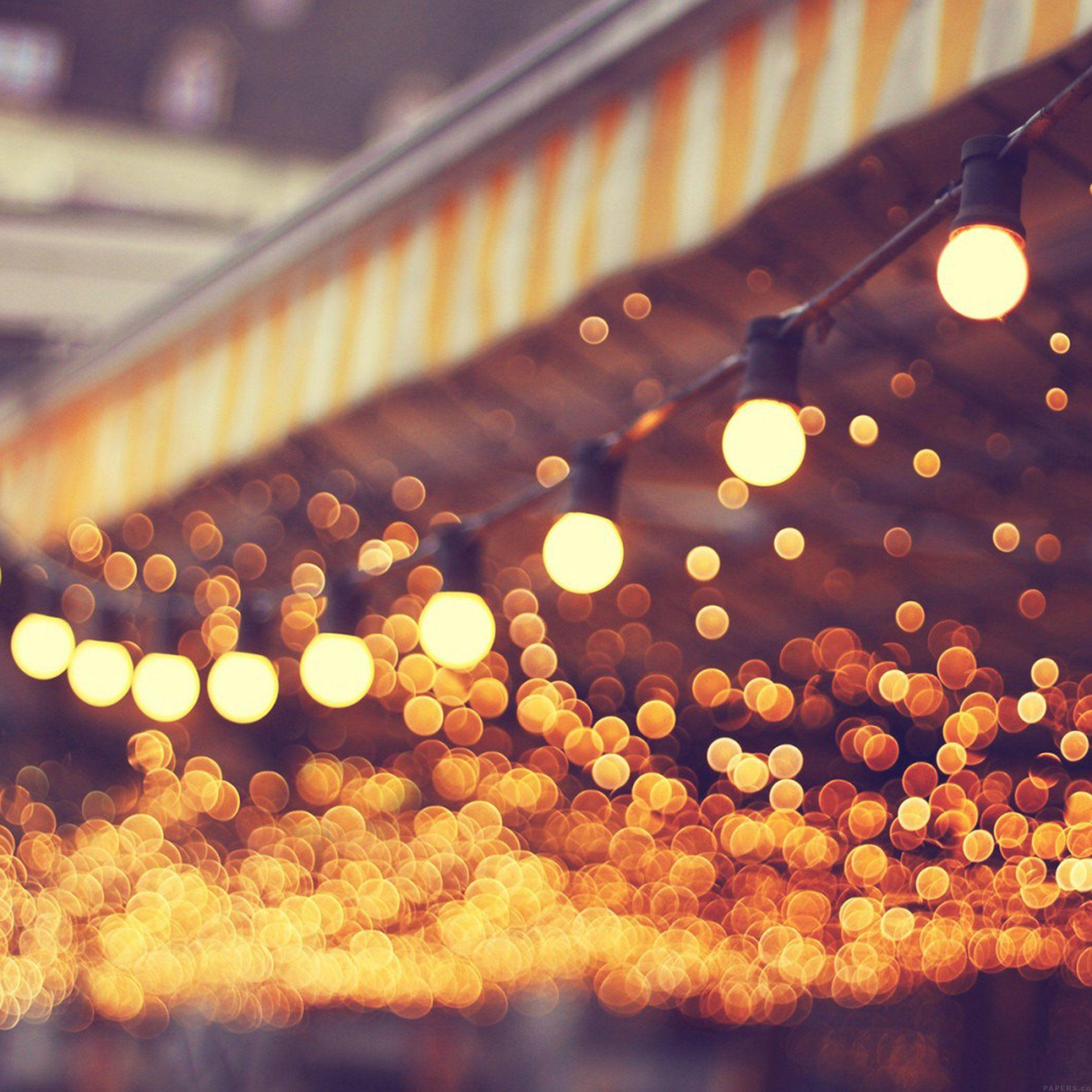 2524x2524 Bokeh wallpaper for iPhone and iPad