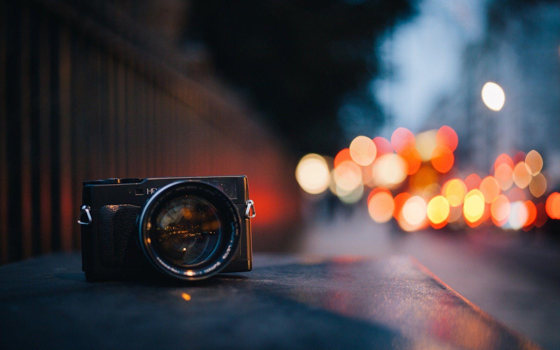 1920x1200 Camera Hi Tech City Lights Bokeh