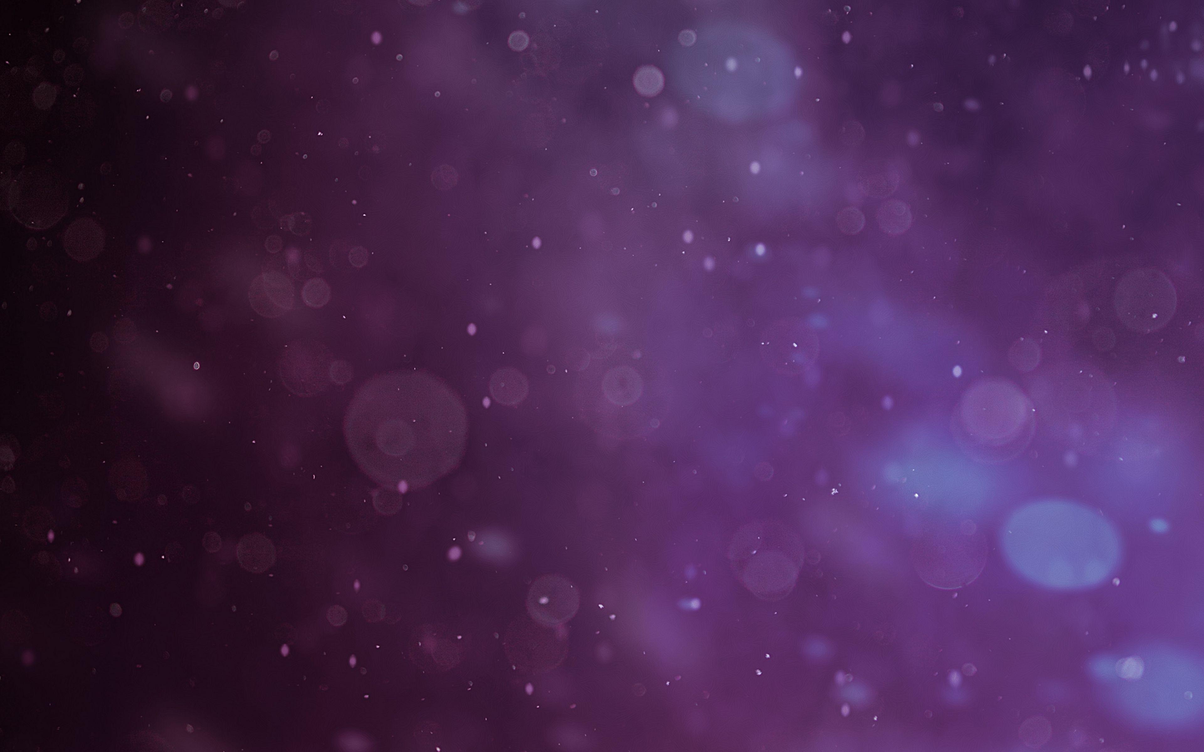 3840x2400 Wallpaper Glare, Bokeh, Purple, Dark