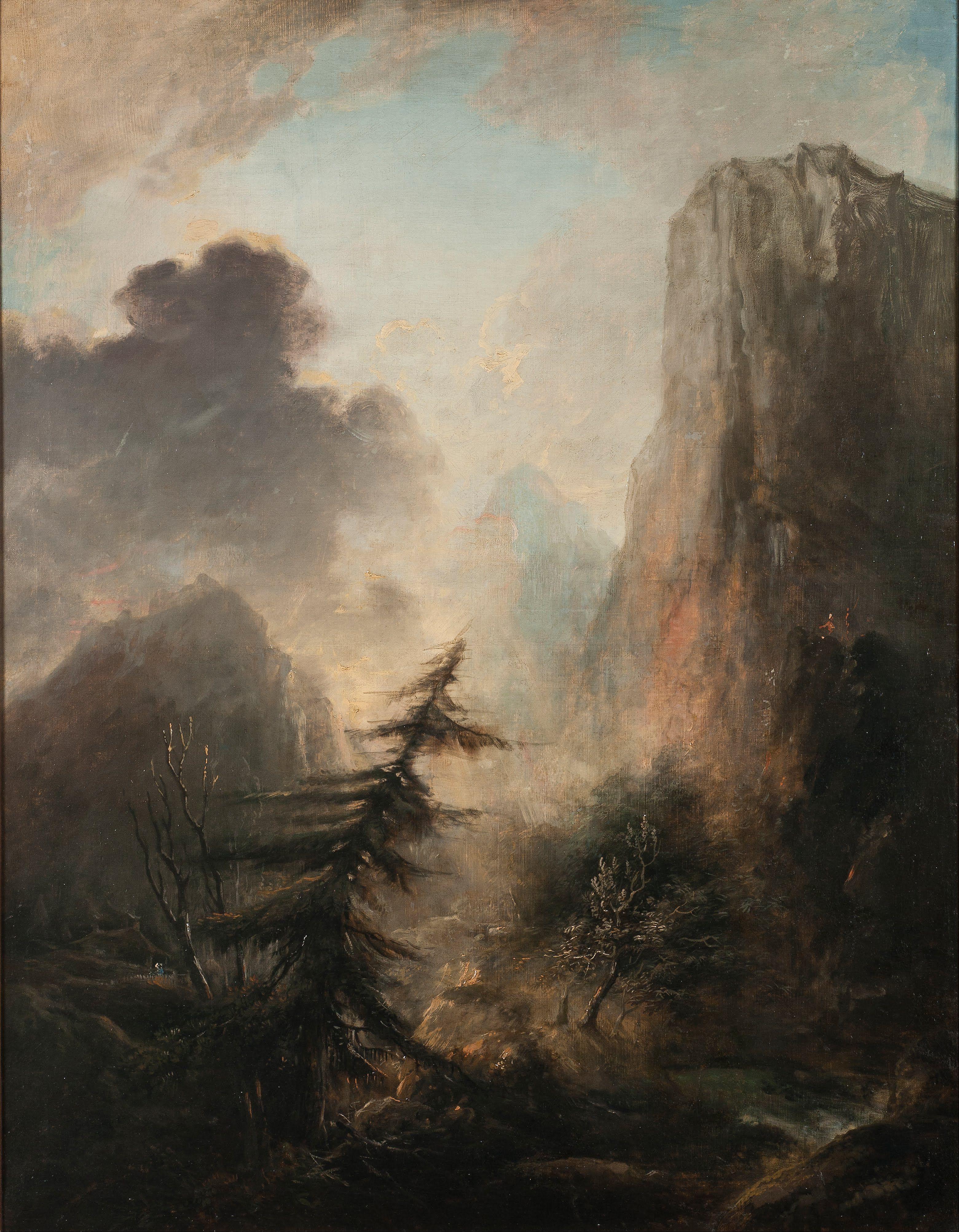 3121x4010 Elias Martin Landscape with Spruce Art