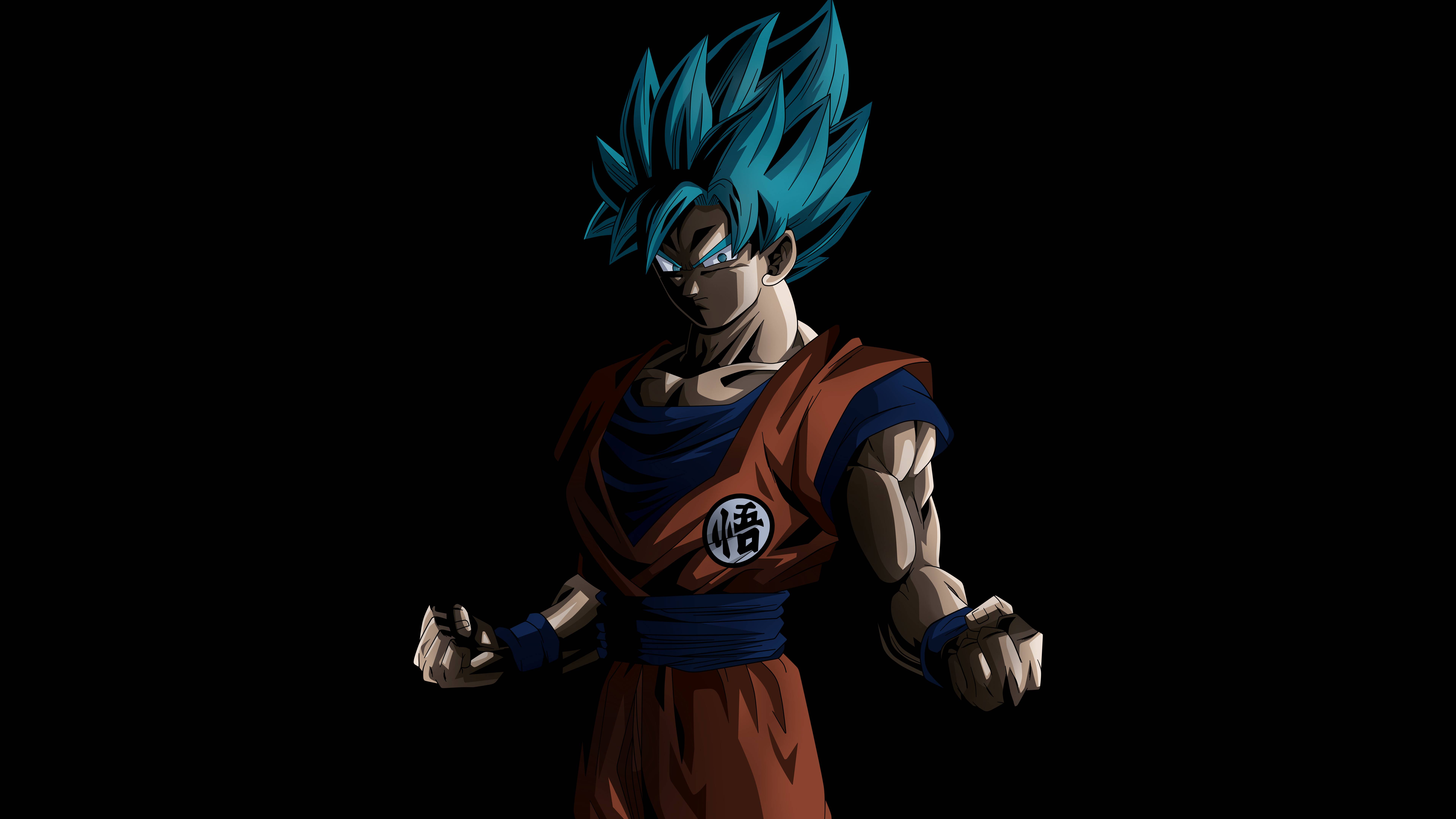 blue son goku