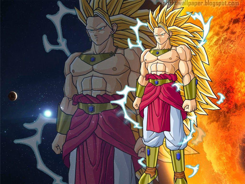 1024x768 DragonBall Wallpaper: Broly : Super Saiyan 3 (SSJ 3)