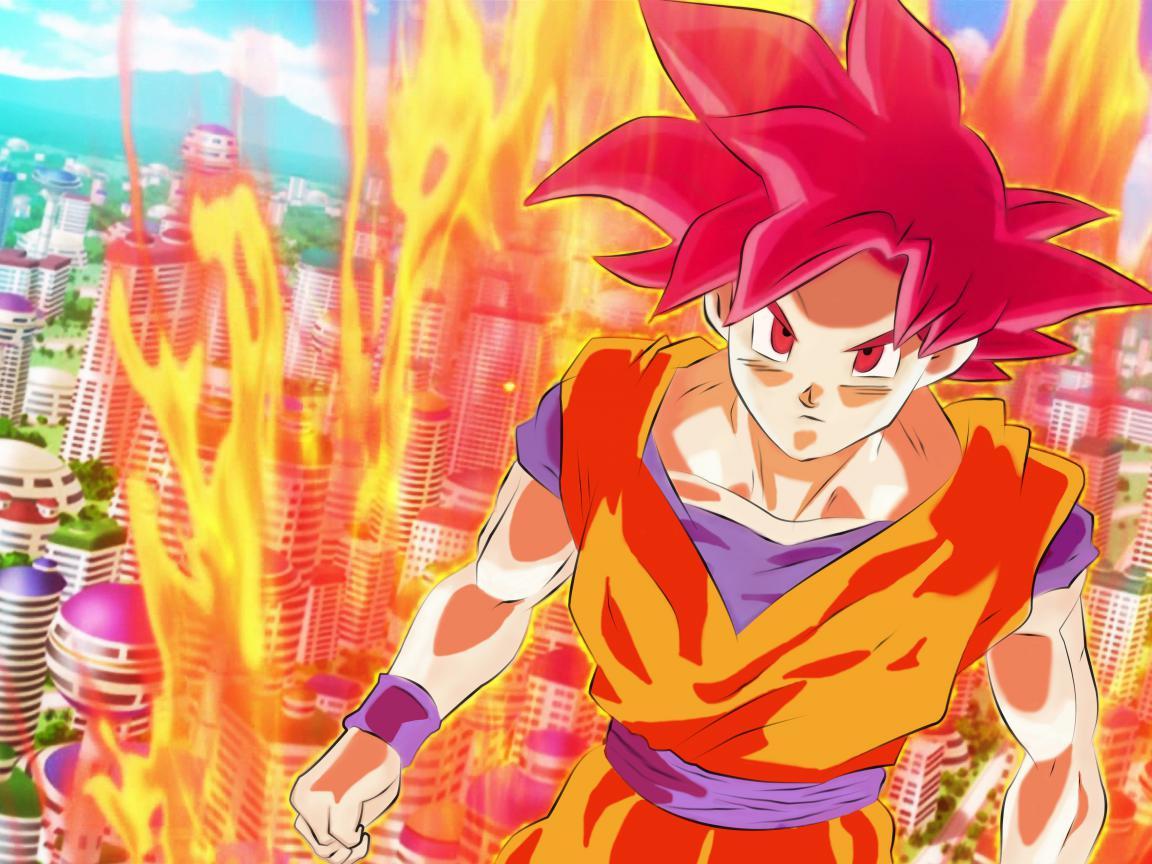 1152x864 Blue Super Saiyan Goku Wallpaper