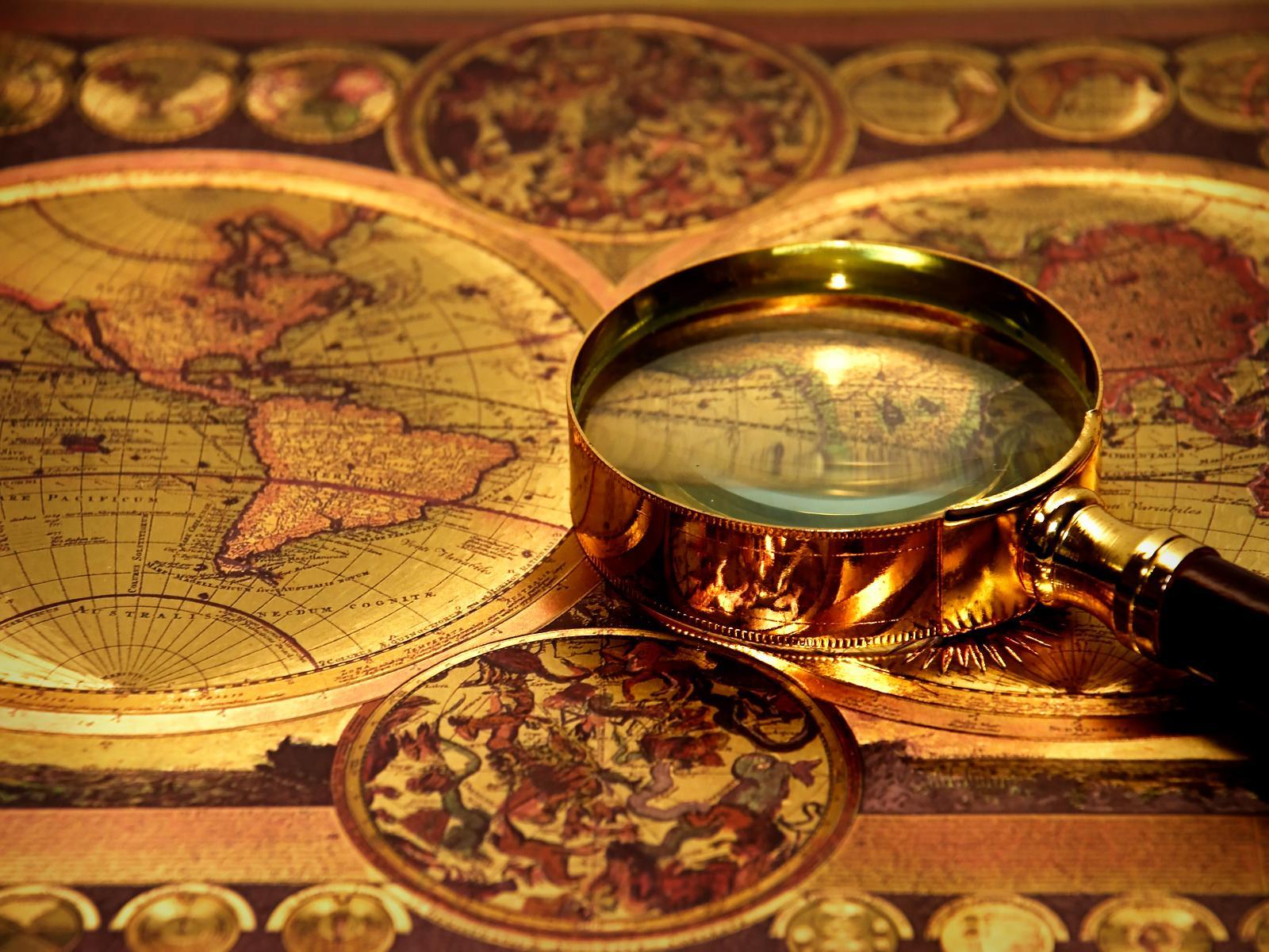 1600x1200 Old Treasure Map Desktop Wallpaper